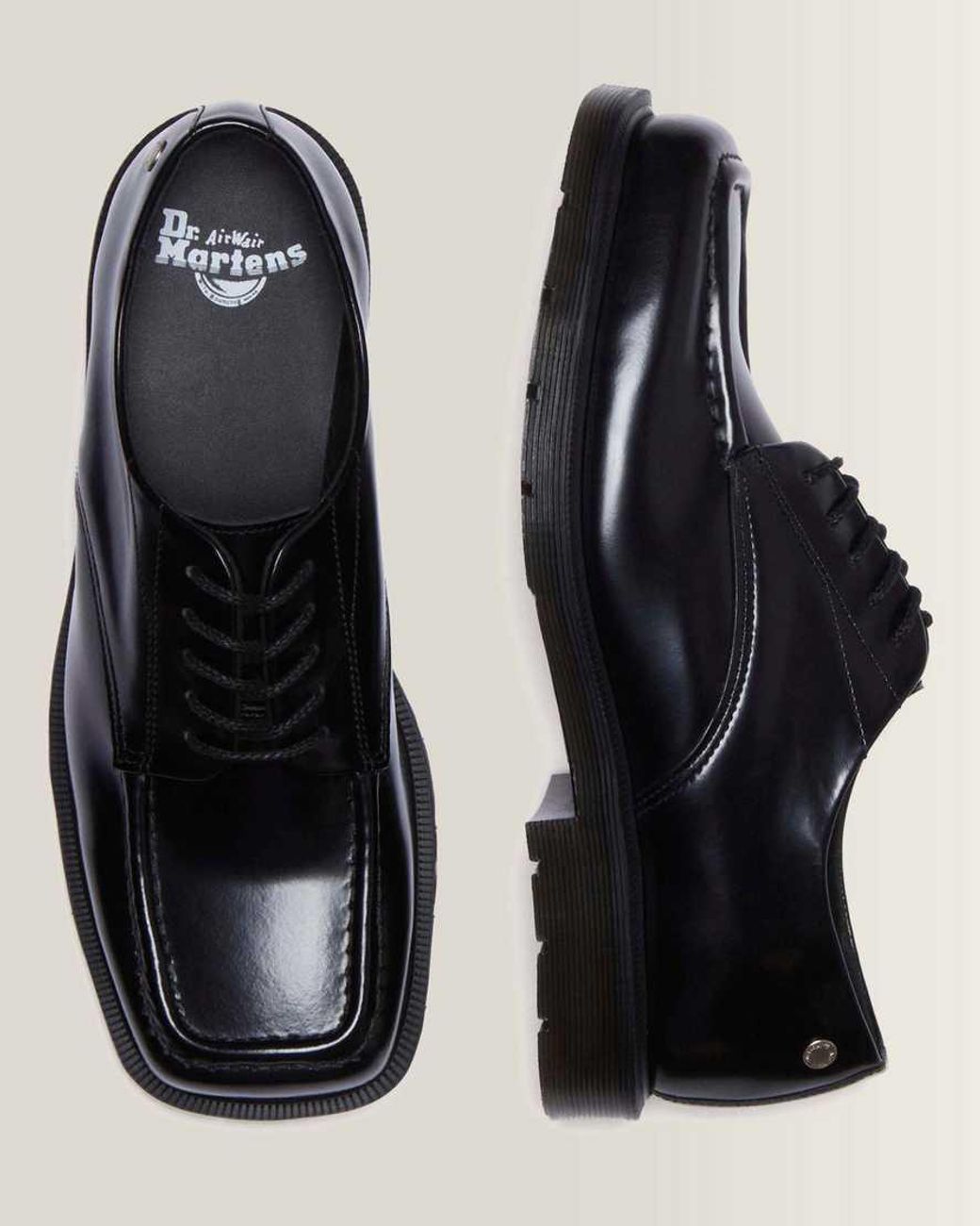 Dr. Martens Black Durrow Dress Shoes for men