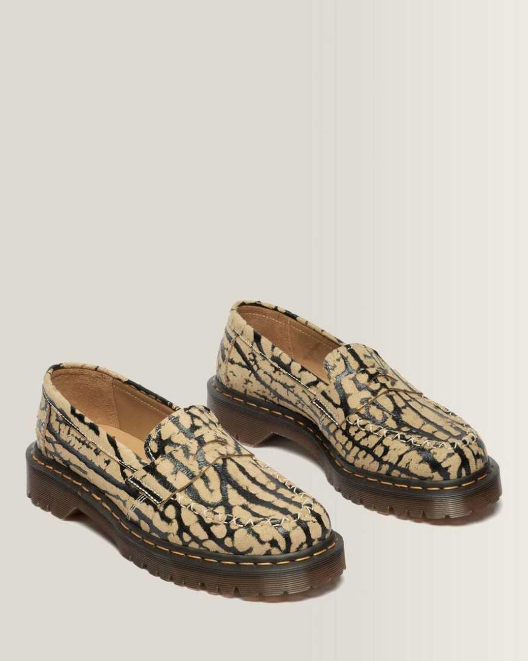 Dr. Martens Brown Delapre Suede Loafers for men