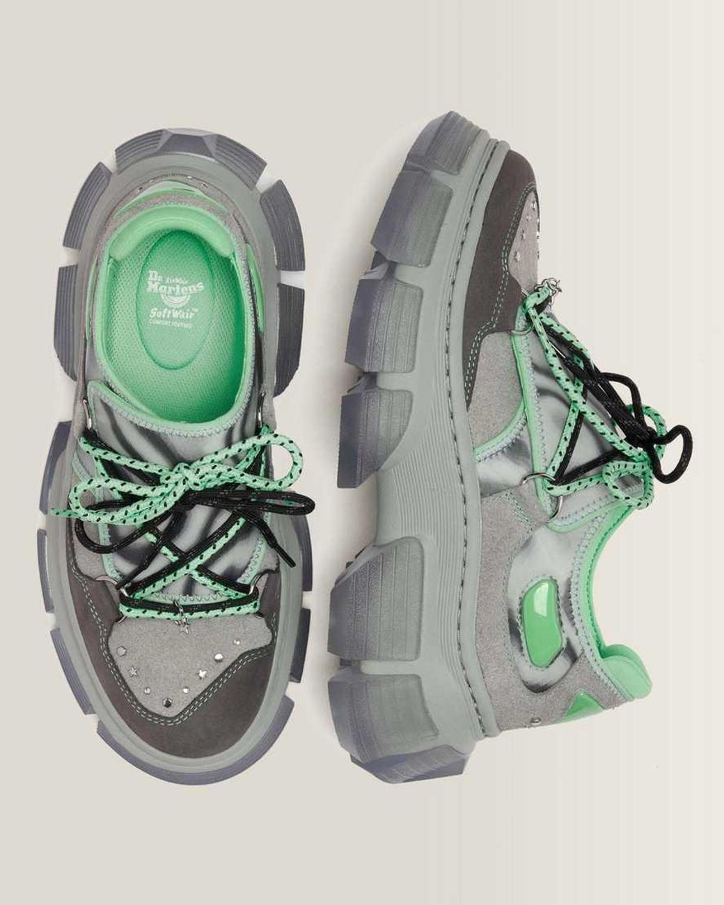 Dr. Martens Green 14Xx Dmxl 2.0 Guard Shoes for men