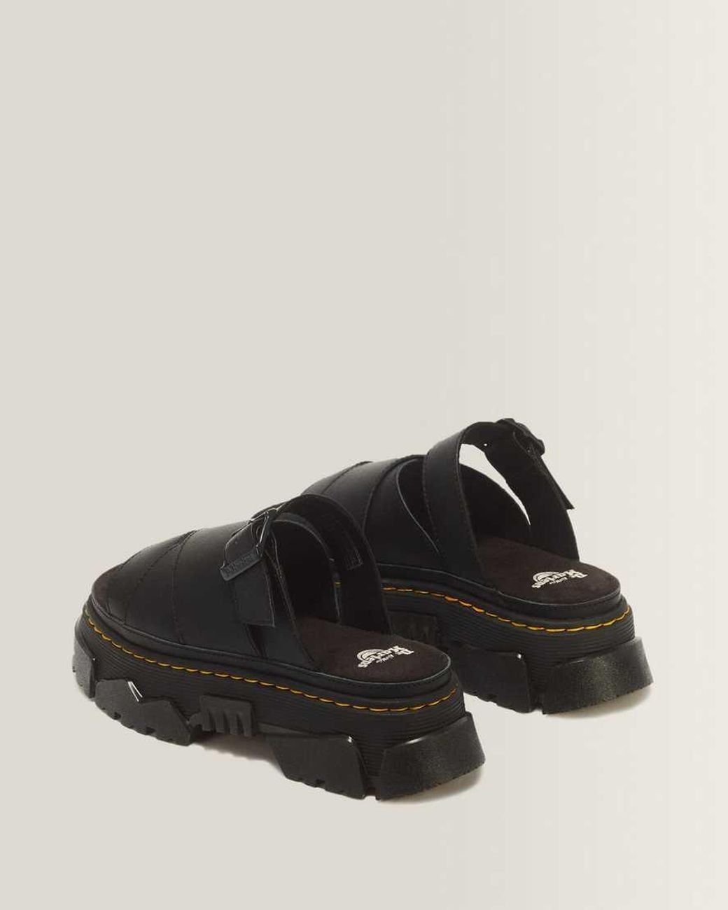 Dr. Martens Black Mattison Slide Sandals