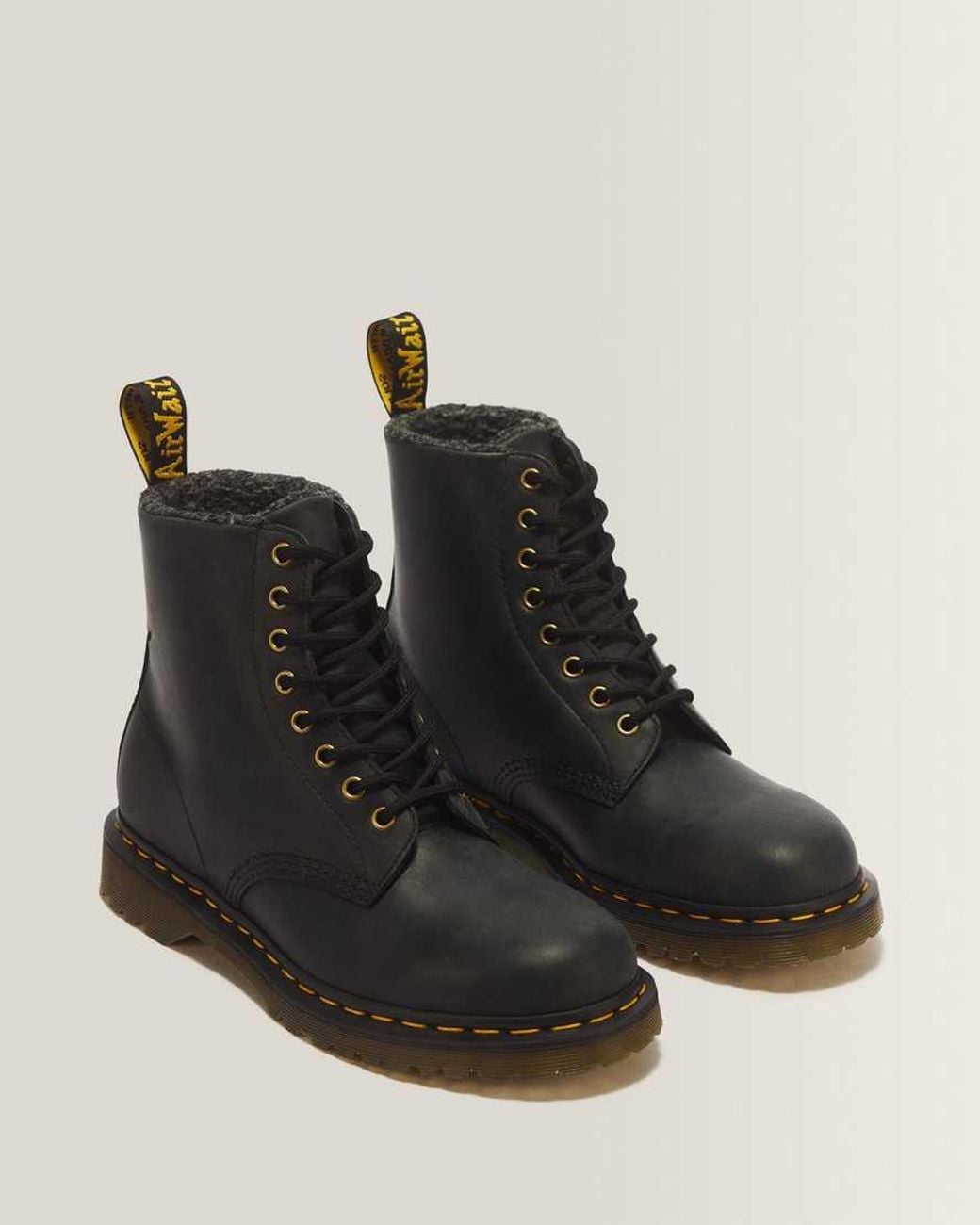 Dr. Martens Black 1460 Pascal Wl 8 Eye Crazy Horse Leather Boots
