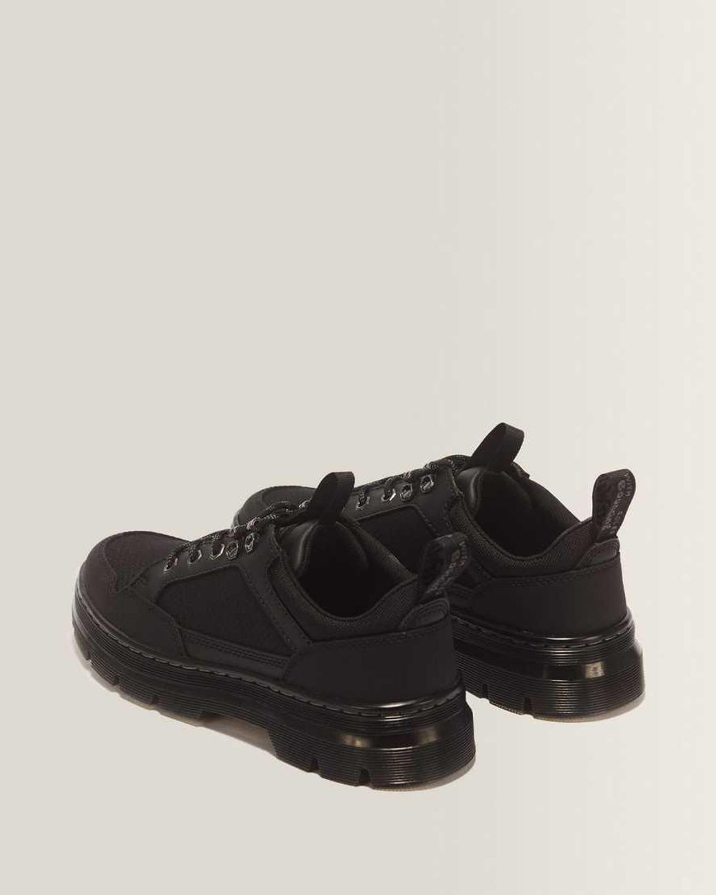Dr. Martens Black Reeder Mk.02 Canvas & Leather Utility Shoes