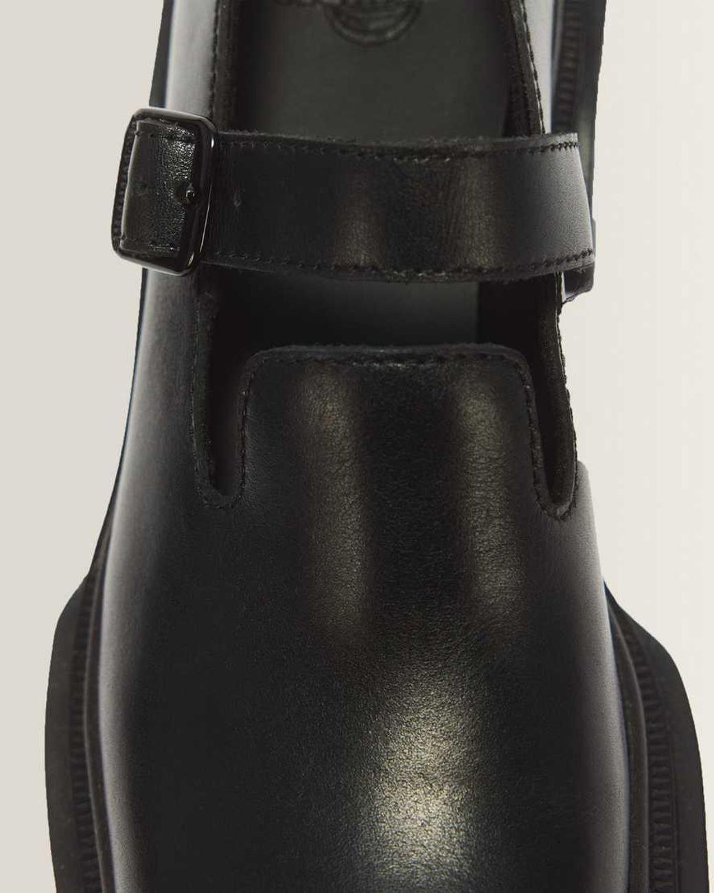 Dr. Martens Black Maybole Square Toe Leather Mary Jane Shoes