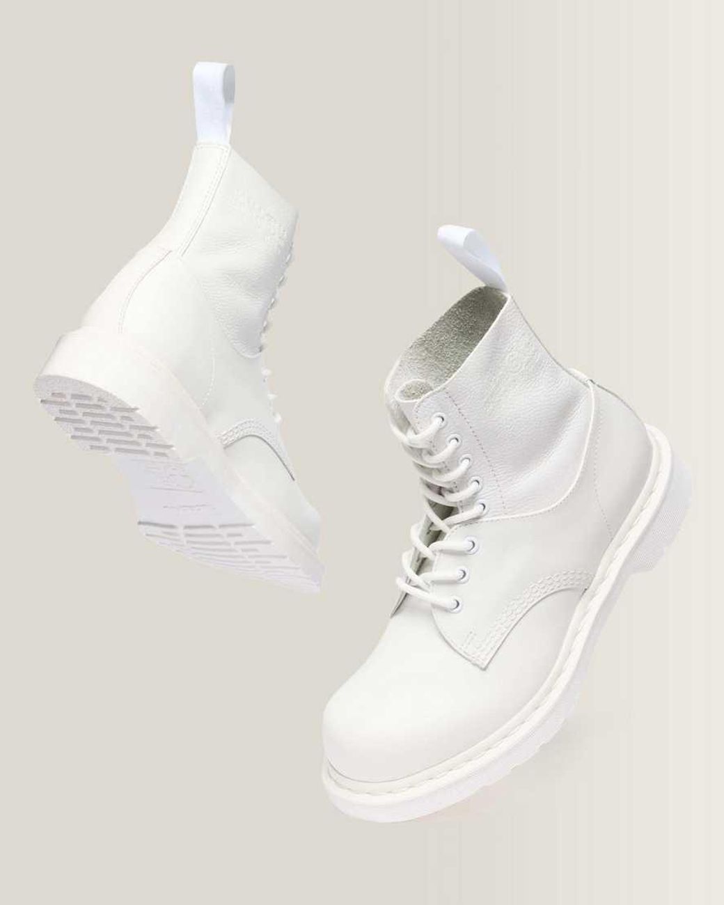 Dr. Martens White 1460 1461 Mm6 Leather Boots for men