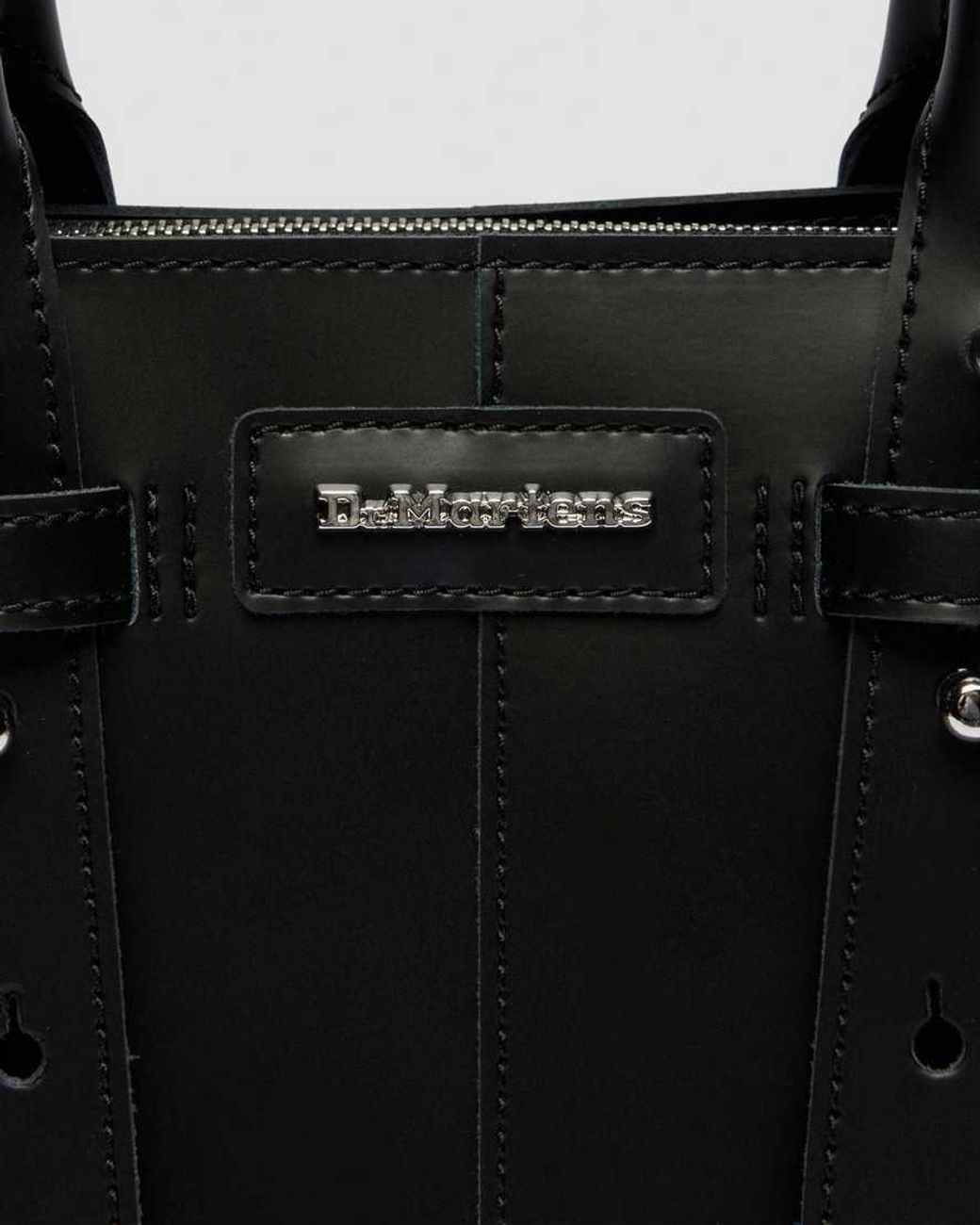 Dr. Martens Black Small Leather Tote Bag