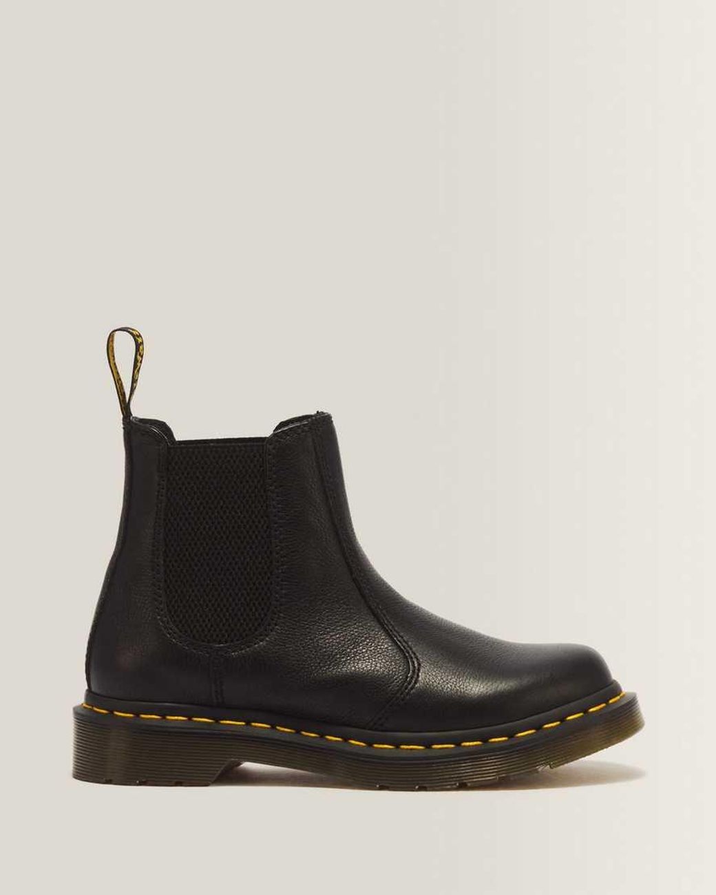 Dr. Martens Black 2976 Virginia Leather Chelsea Boots