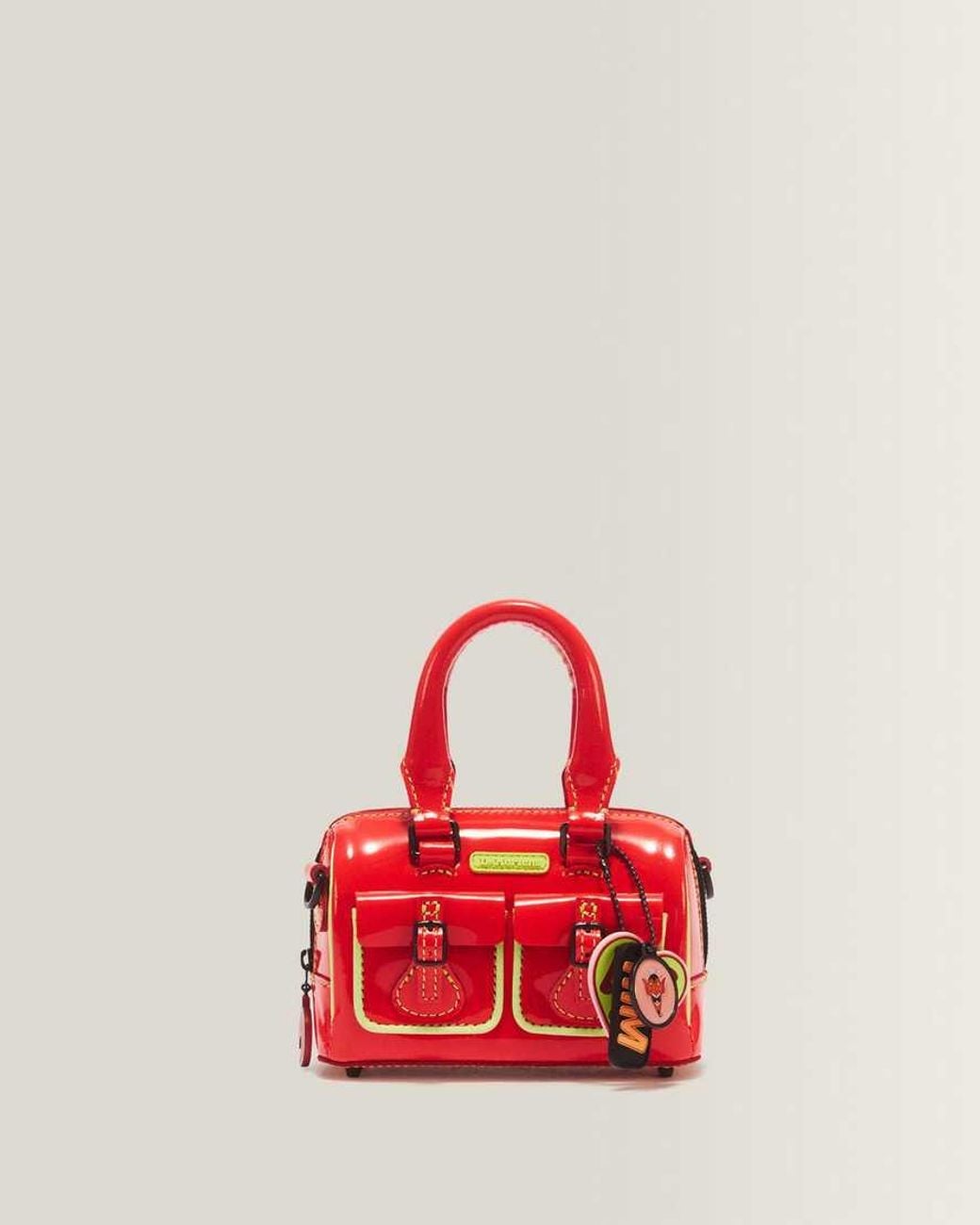Dr. Martens Red Mini Top Handle Powerpuff Bag