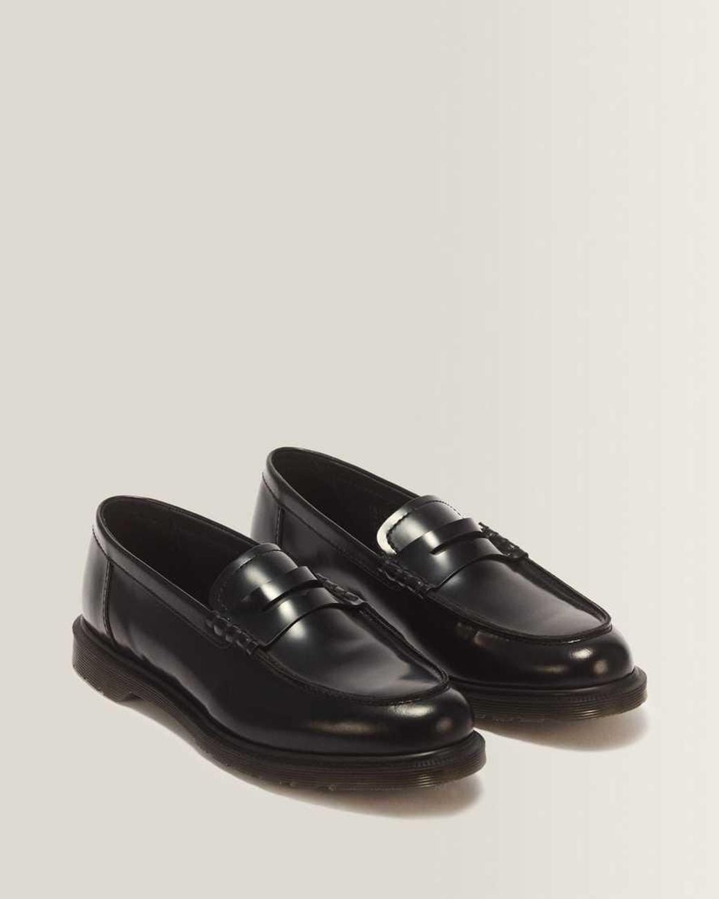 Dr. Martens Black Mayfare Smooth Leather Loafers for men