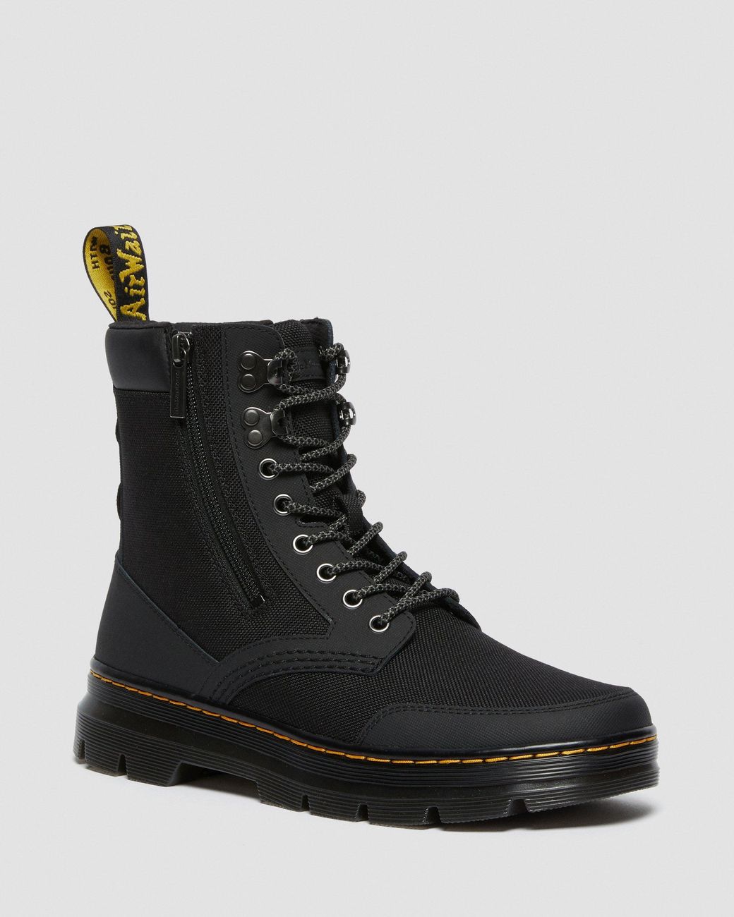 doc martens with zipper on front