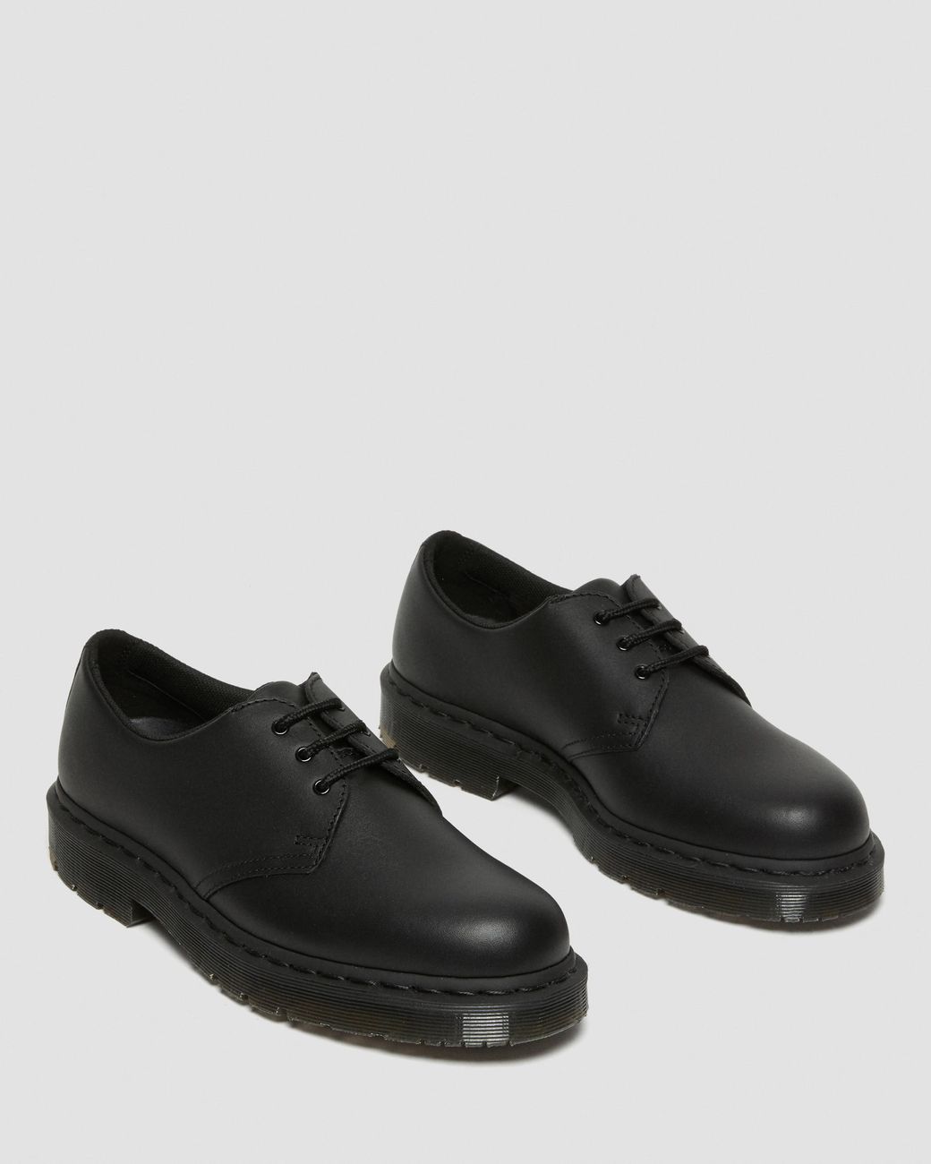 Dr. Martens Rubber 1461 Mono Slip Resistant Oxford Shoes in Black | Lyst