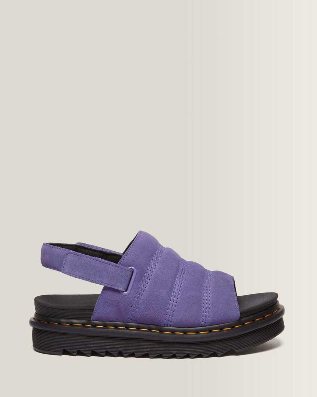 Dr. Martens Purple Kole Suede Sandals