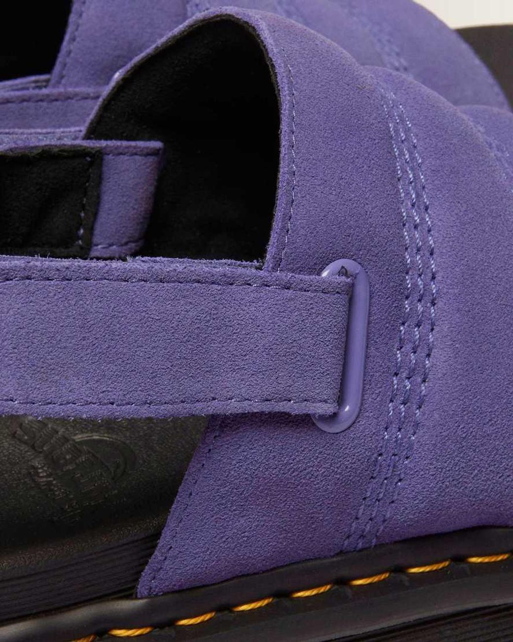 Dr. Martens Purple Kole Suede Sandals