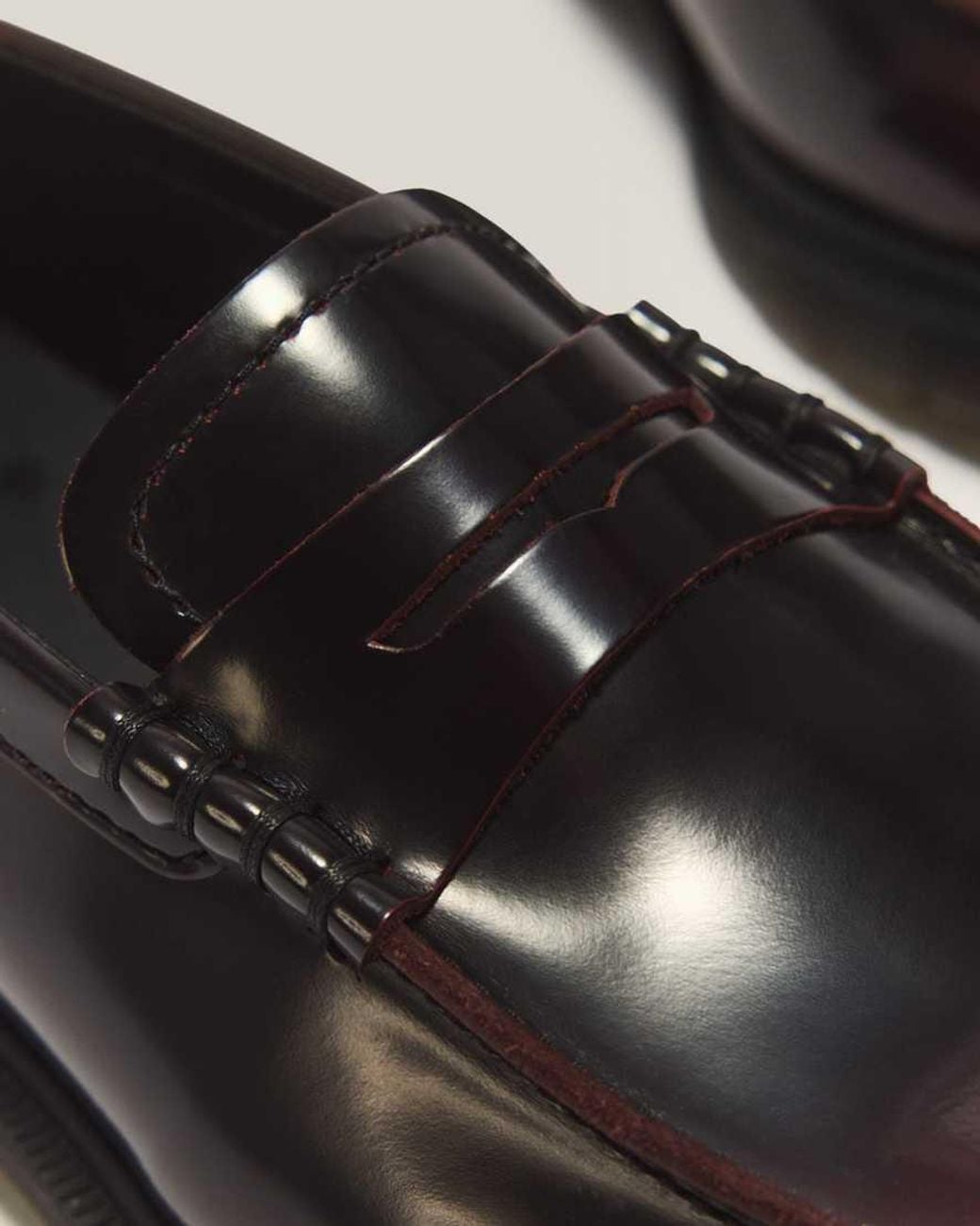 Dr. Martens Black Mayfare Rub Off Leather Loafers for men