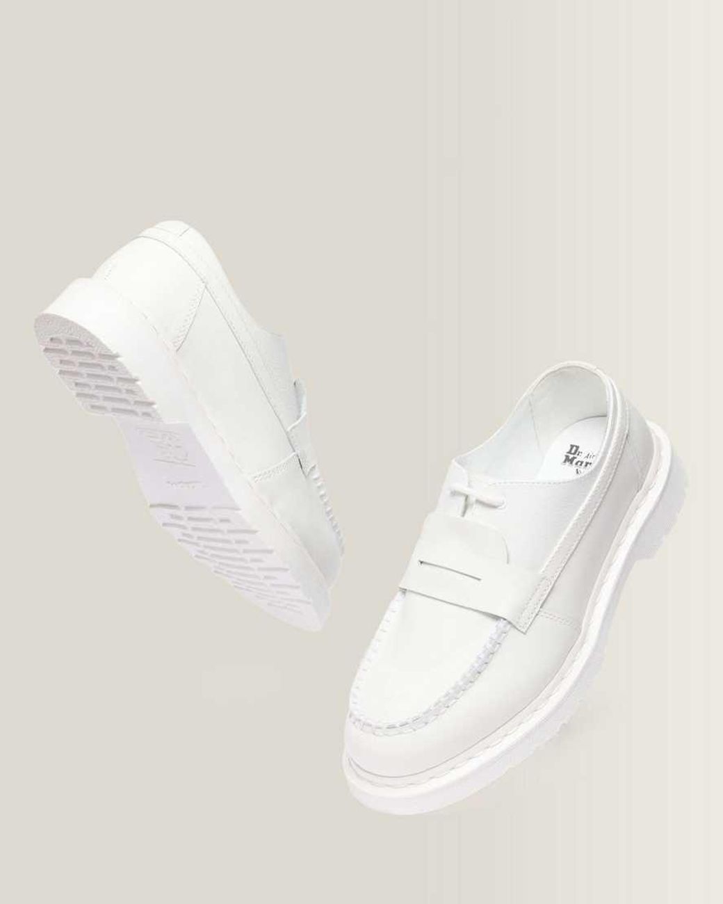 Dr. Martens White 1461 Penton Mm6 Leather Shoes for men