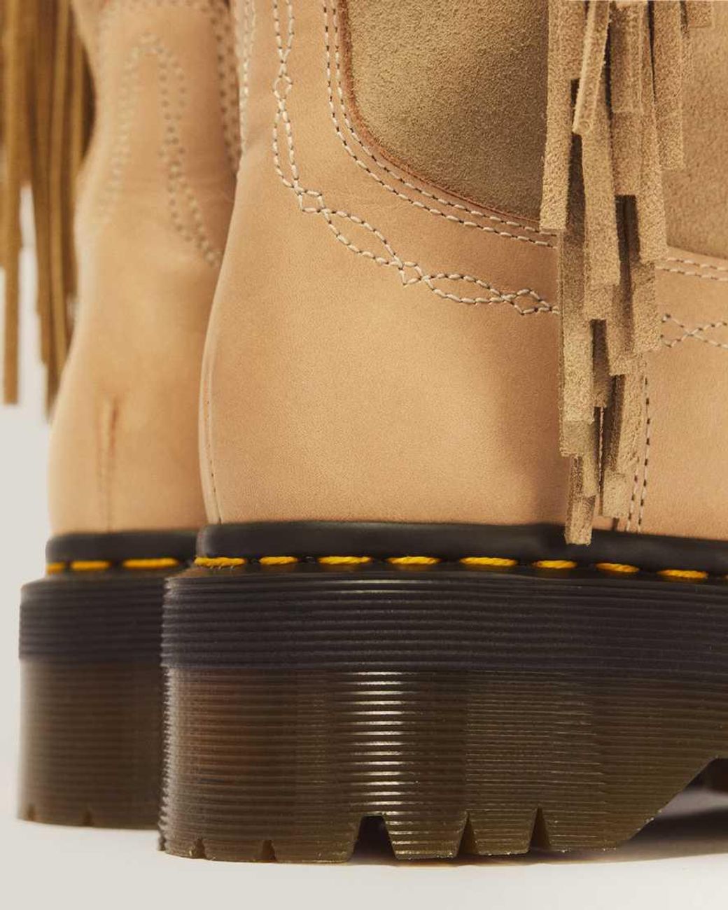 Dr. Martens Metallic Desert Rodeo Quad Hi Leather & Suede Boots