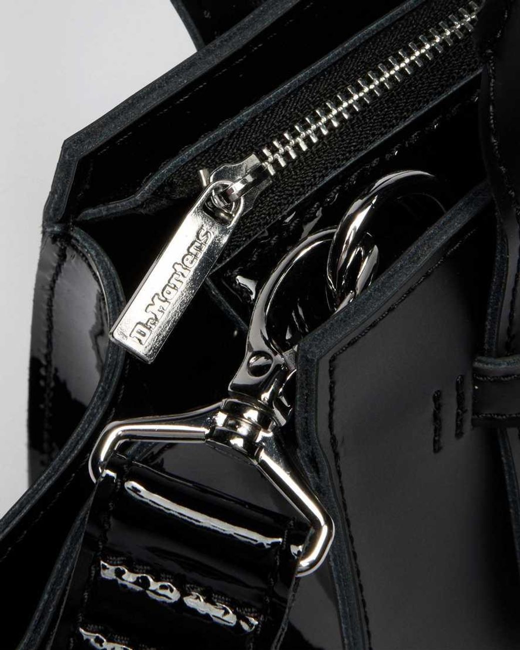 Dr. Martens Black Small Leather Tote Bag