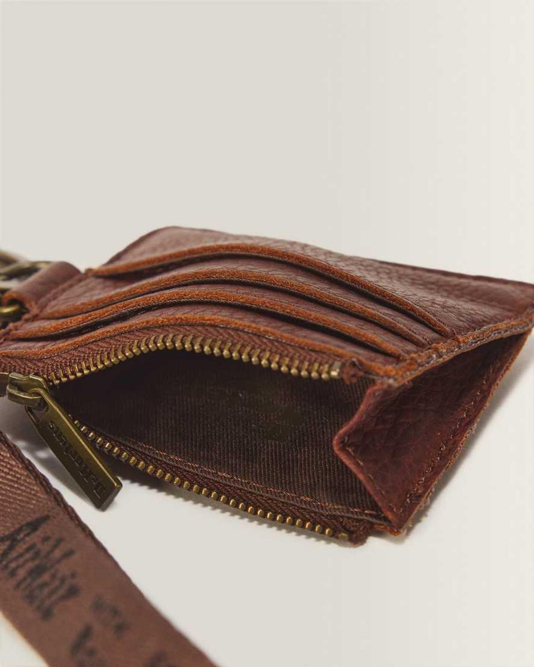 Dr. Martens Brown Ambassador Leather Cardholder Keyring