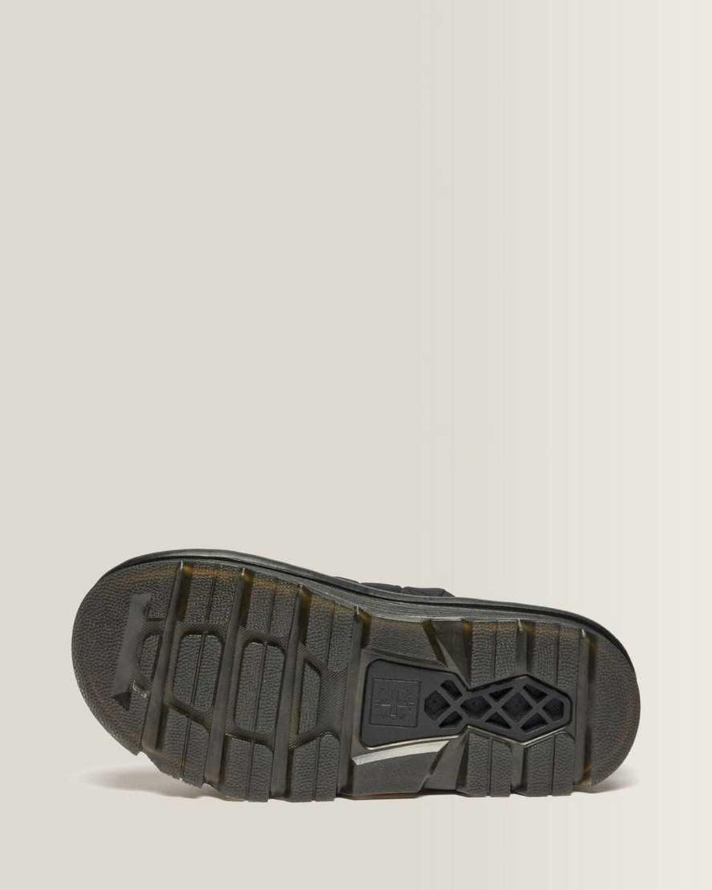 Dr. Martens Black Zebzag Quilted Canvas Platform Slides