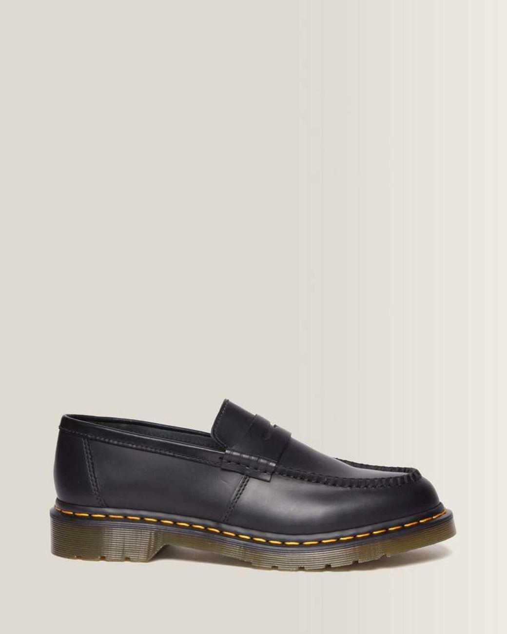 Dr. Martens Black Penton Smooth Leather Loafers for men