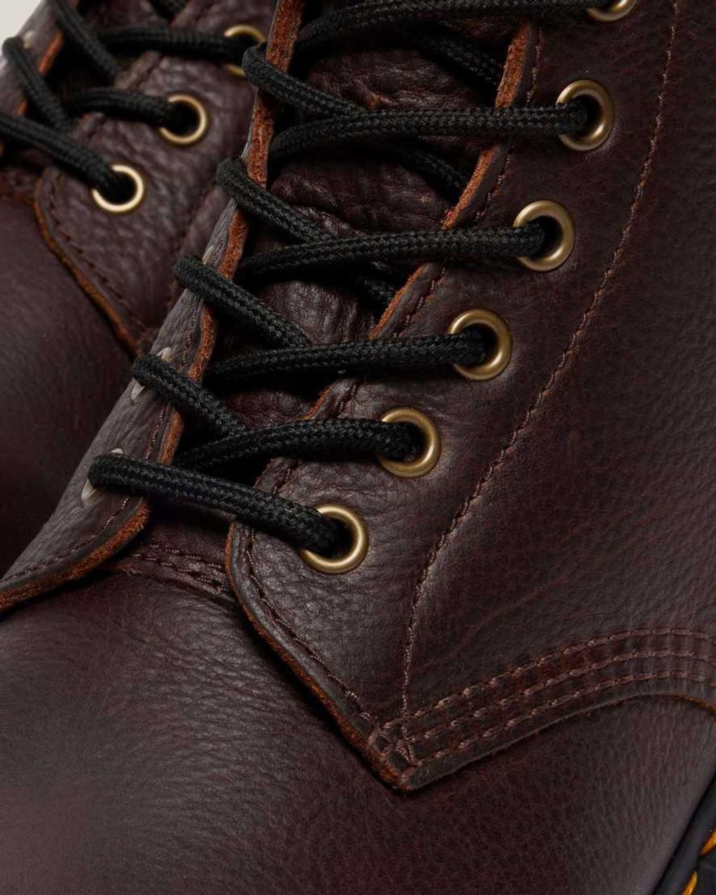 Dr. Martens Brown 1460 Fleece Lined Grizzly Leather Boots for men