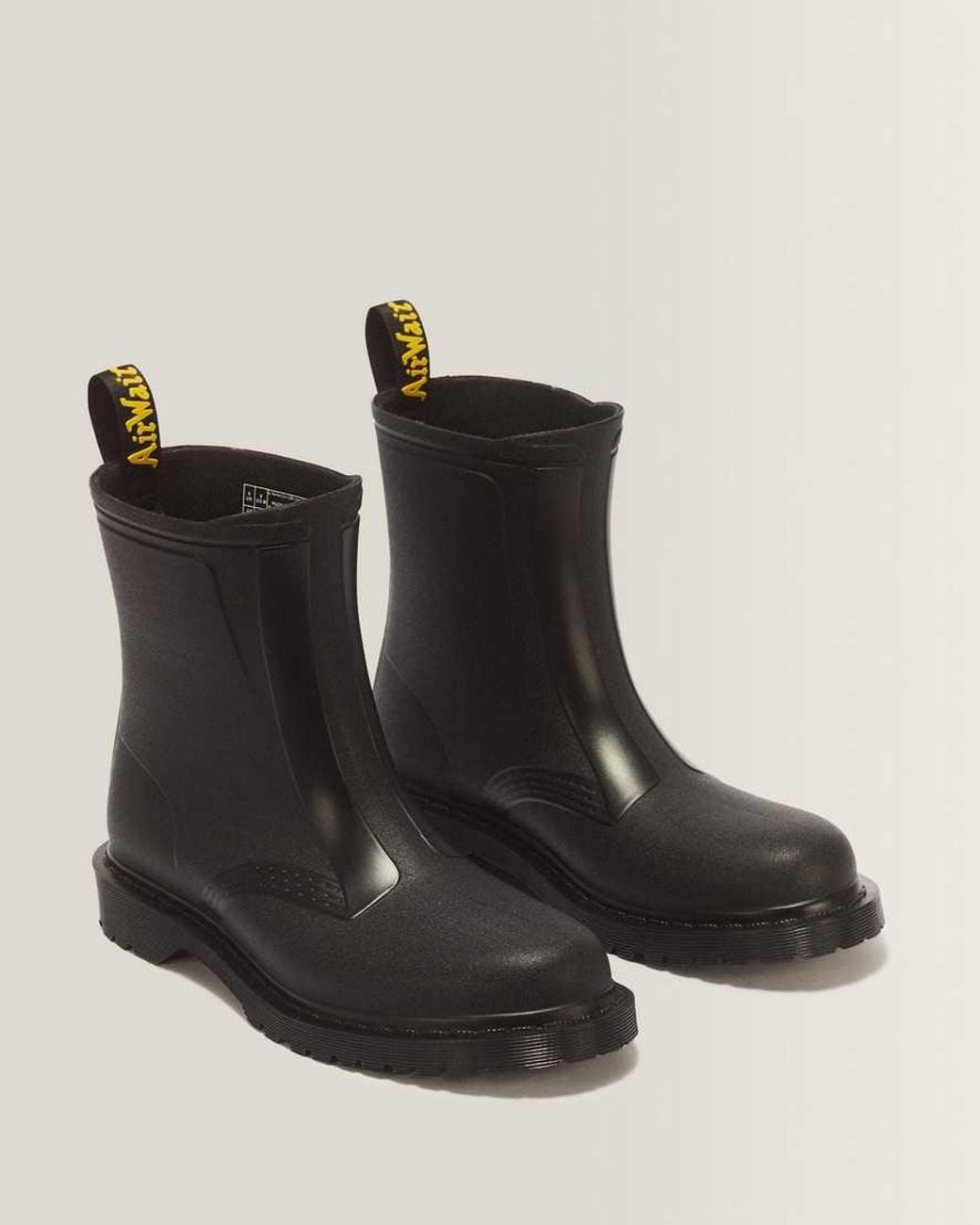 Dr. Martens Black 1460 Rain Boots for men