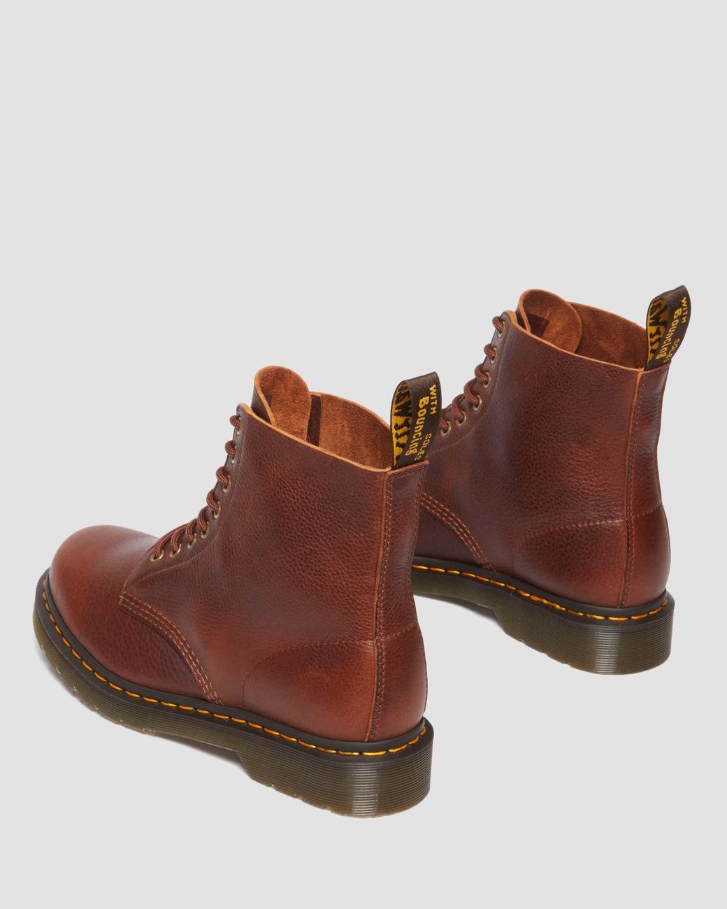 Botas 1460 pascal de piel ambassador Dr. Martens de hombre de color Brown