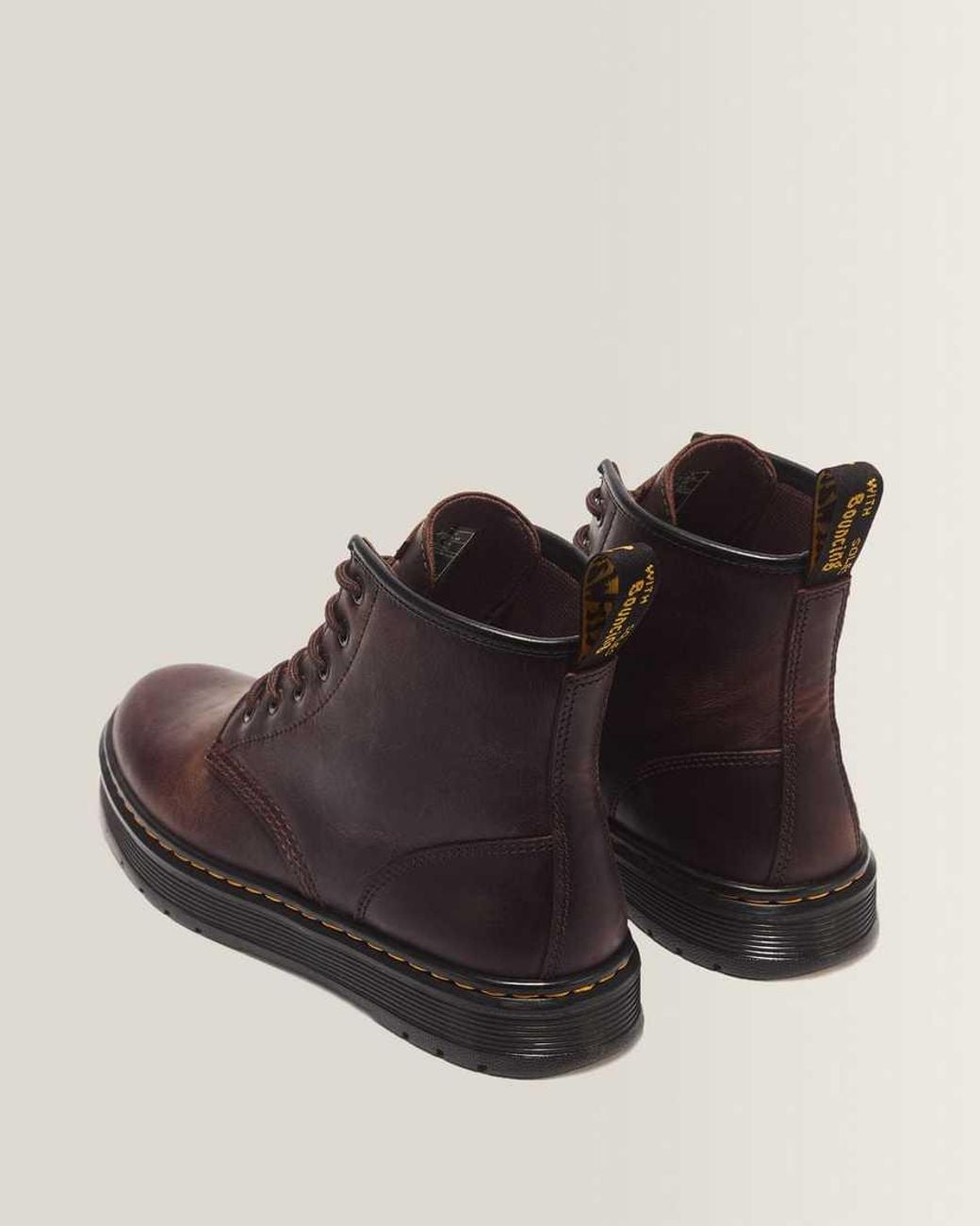 Dr. Martens Black Brookline Chukka Crazy Horse Leather Ankle Boots
