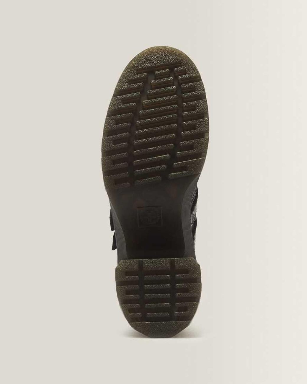 Dr. Martens Black Eviee Sendal Leather Heels