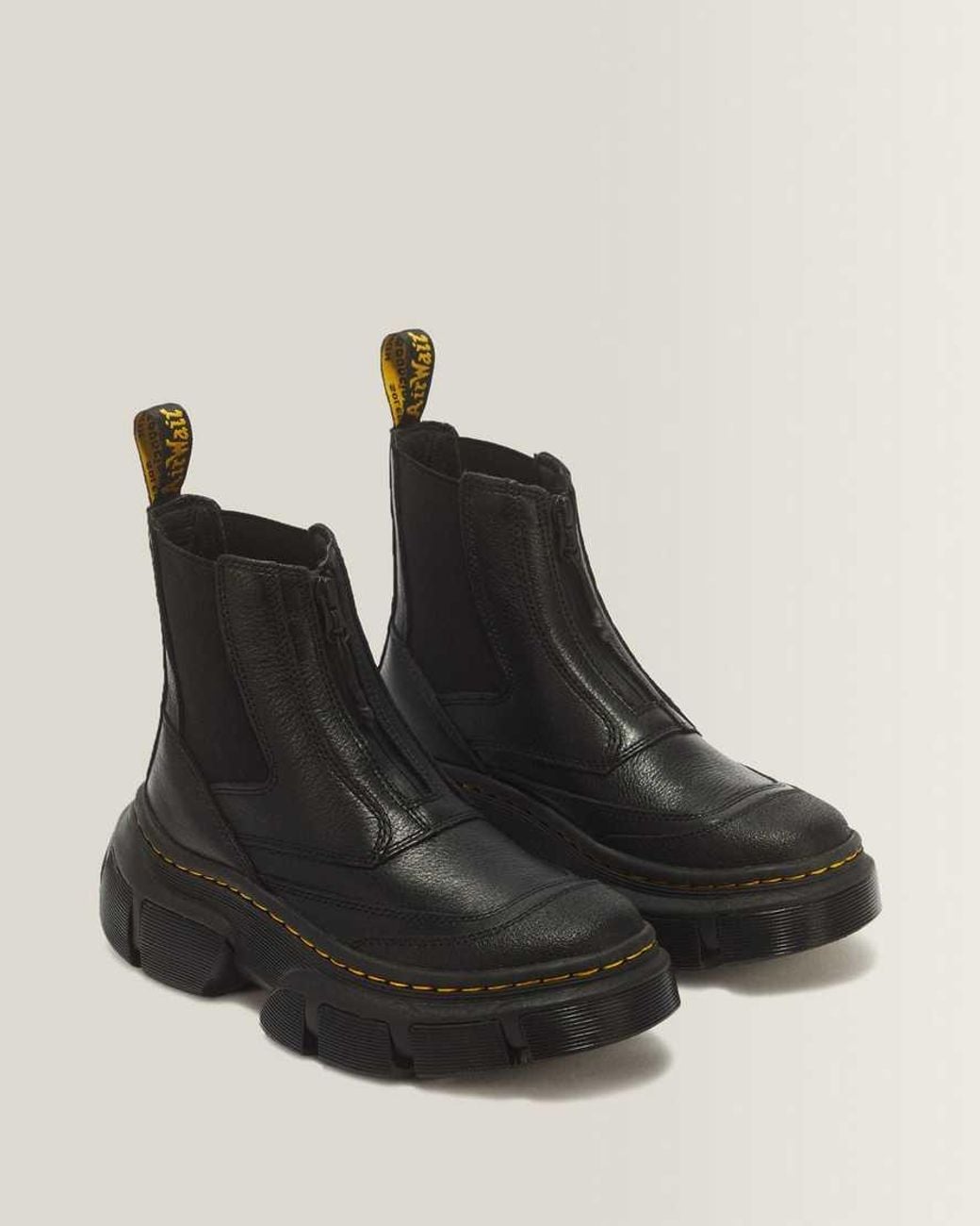 Dr. Martens Dmxl Zip Chelsea Leather Boots in Black for Men | Lyst