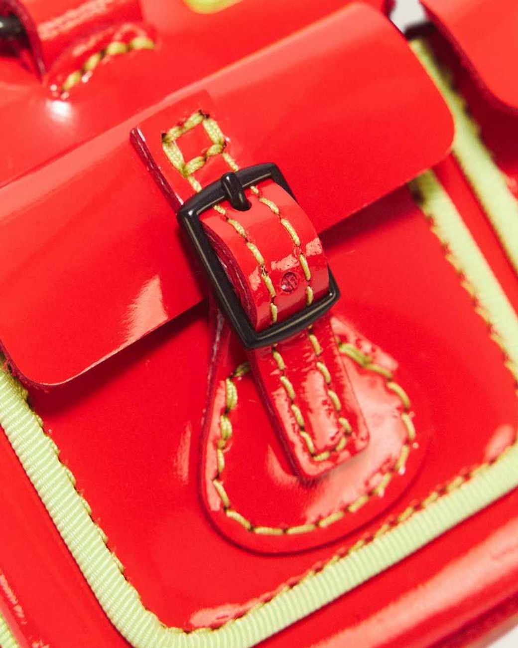 Dr. Martens Red Mini Top Handle Powerpuff Bag