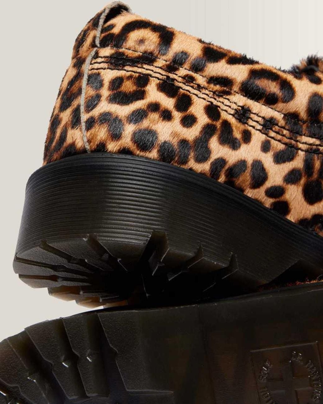Dr. Martens Brown Lowell Print Moc Toe Shoes for men
