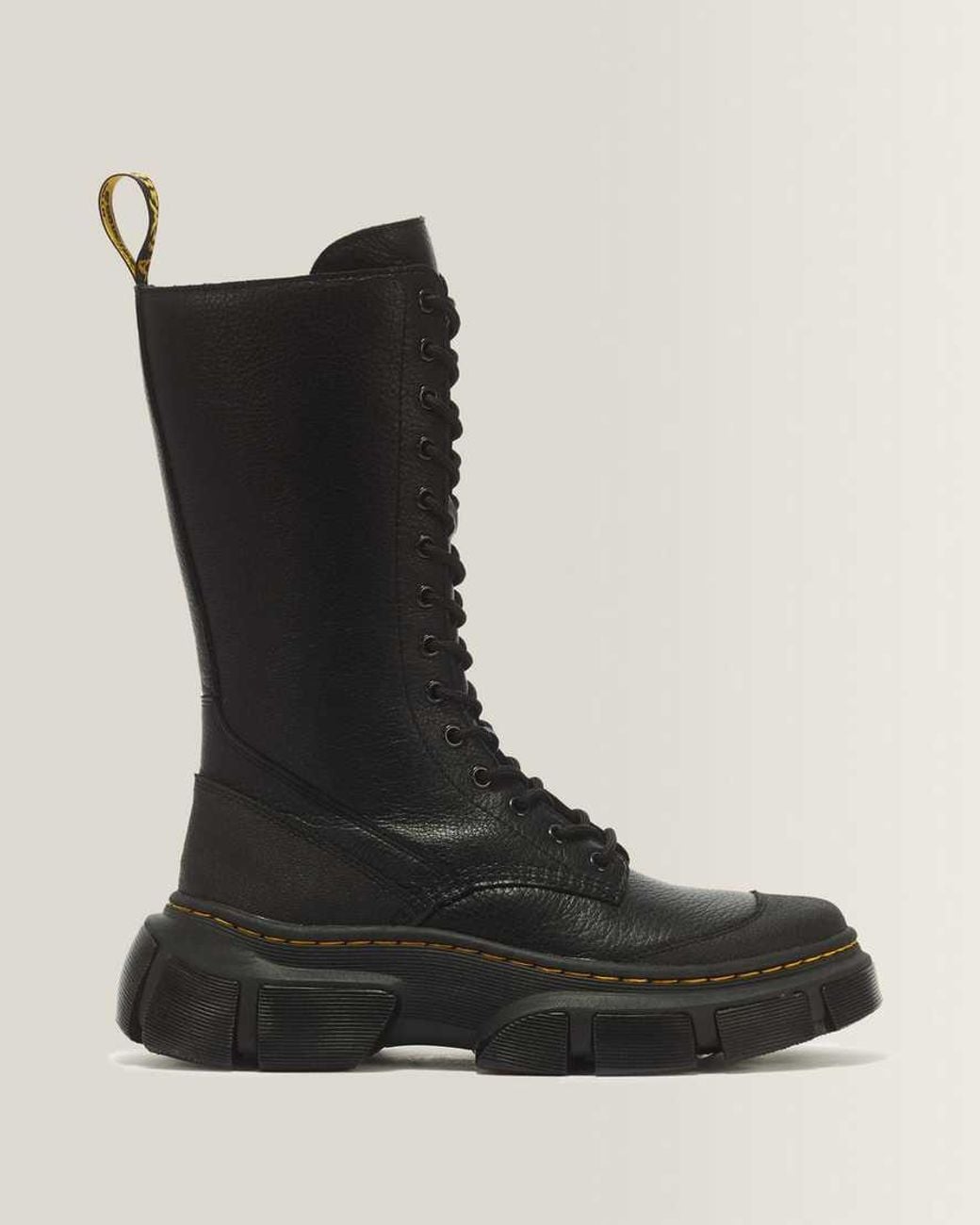 Dr. Martens Black Dmxl 14 Eye Lunar Leather Boots for men