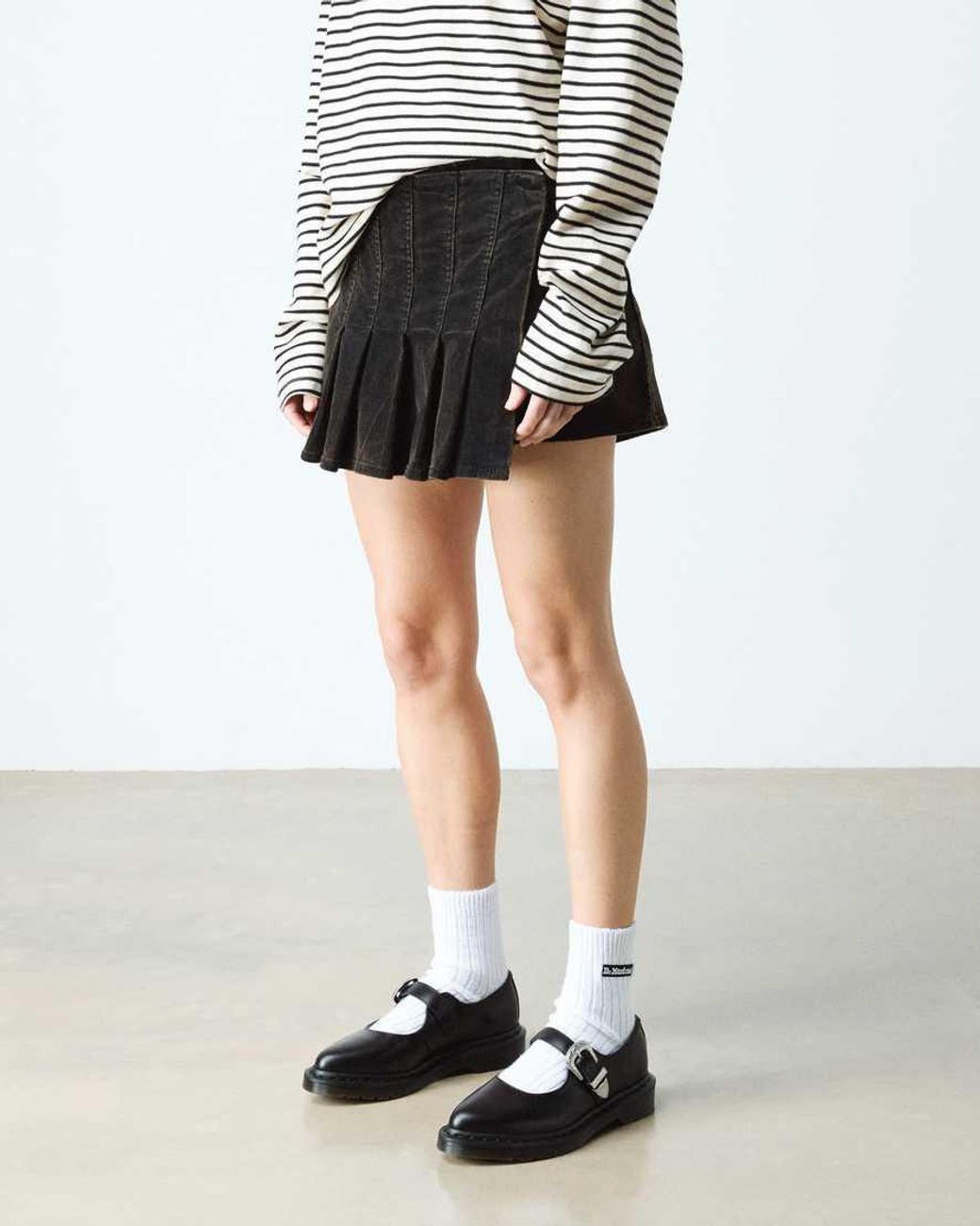 Dr. Martens Black Elphie Mary Jane Atlas Leather Shoes