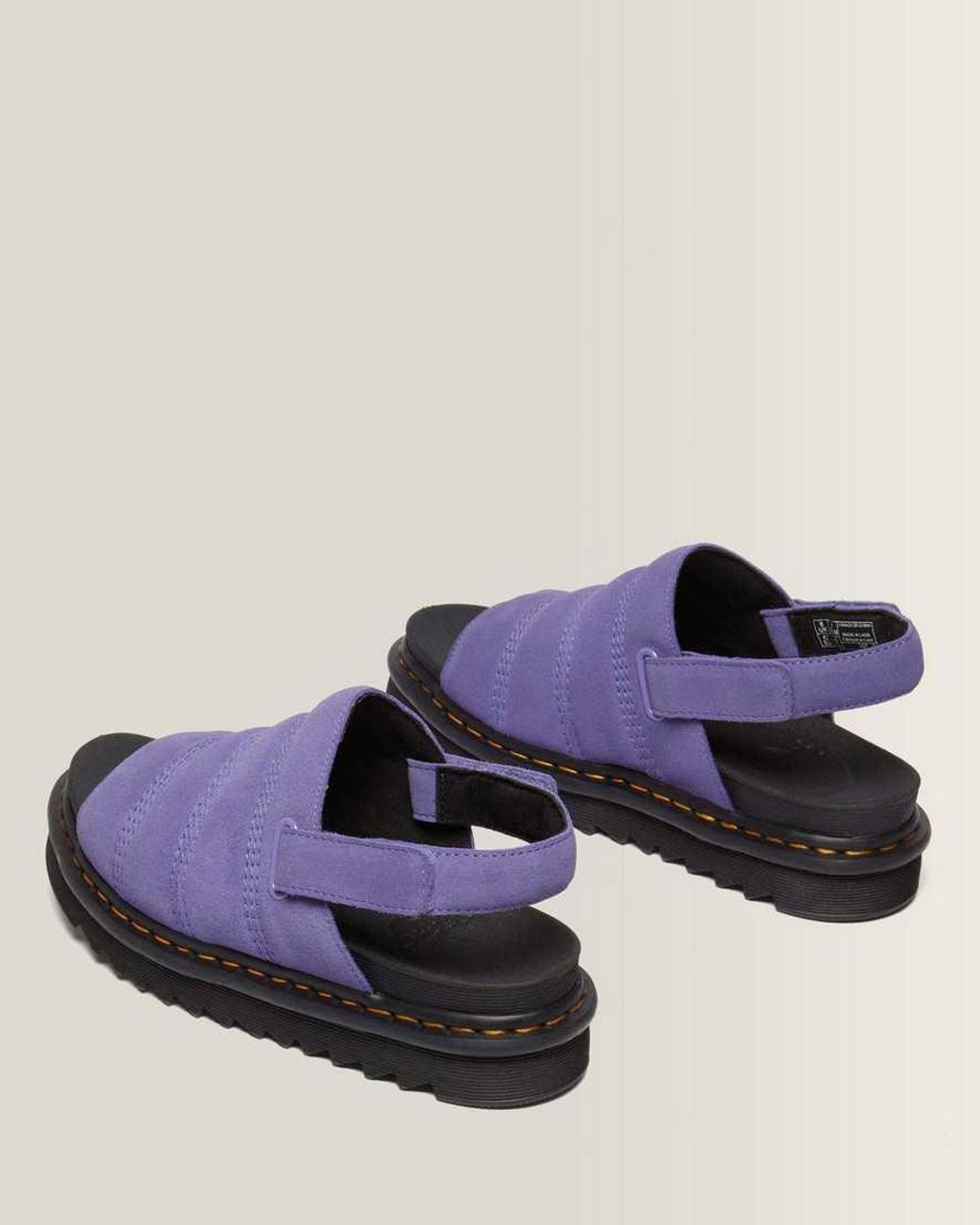 Dr. Martens Purple Kole Suede Sandals