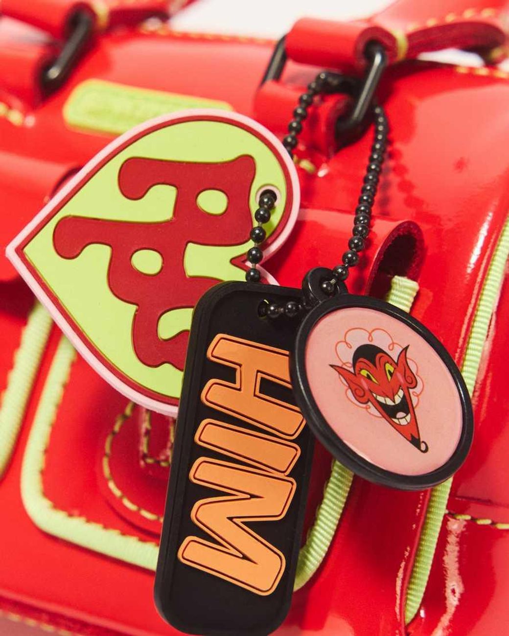 Dr. Martens Red Mini Top Handle Powerpuff Bag