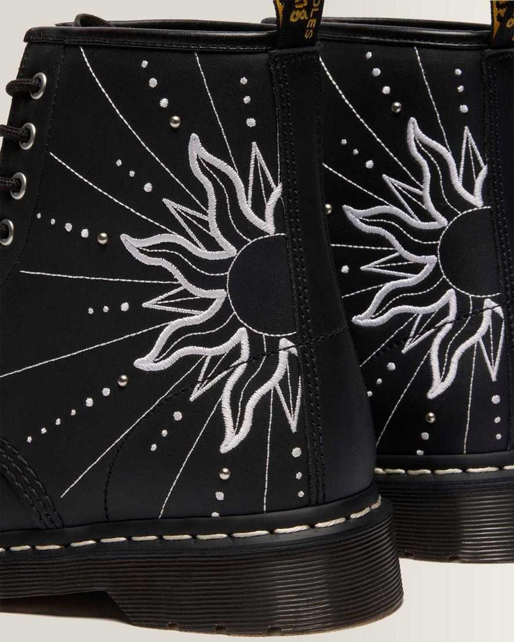 Dr. Martens Black 1460 Solar Flare Reclaimed Leather Boots