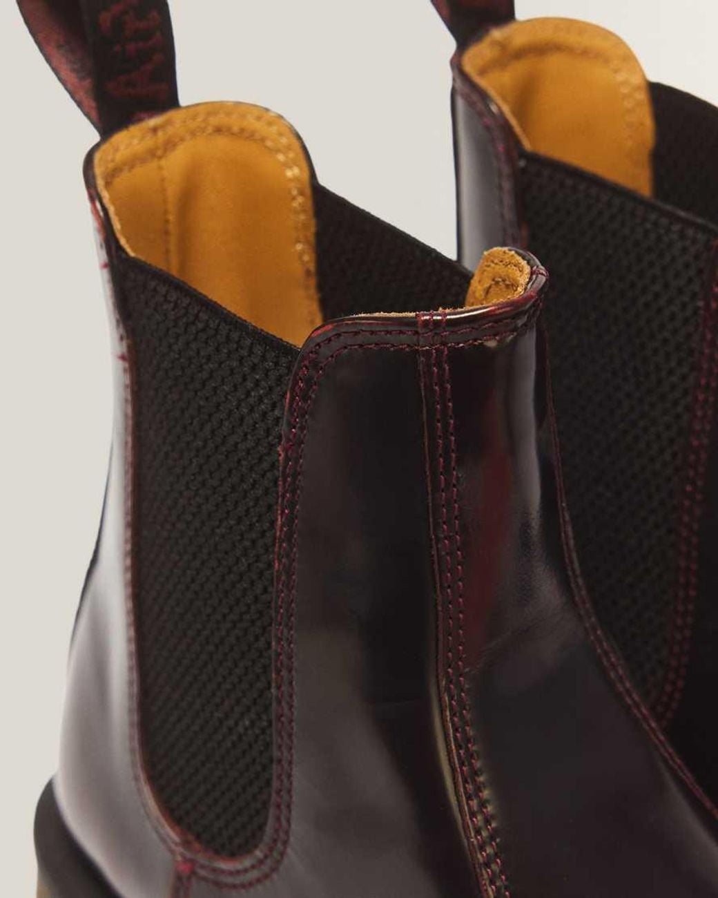 Dr. Martens Black Flora Arcadia Chelsea Boots