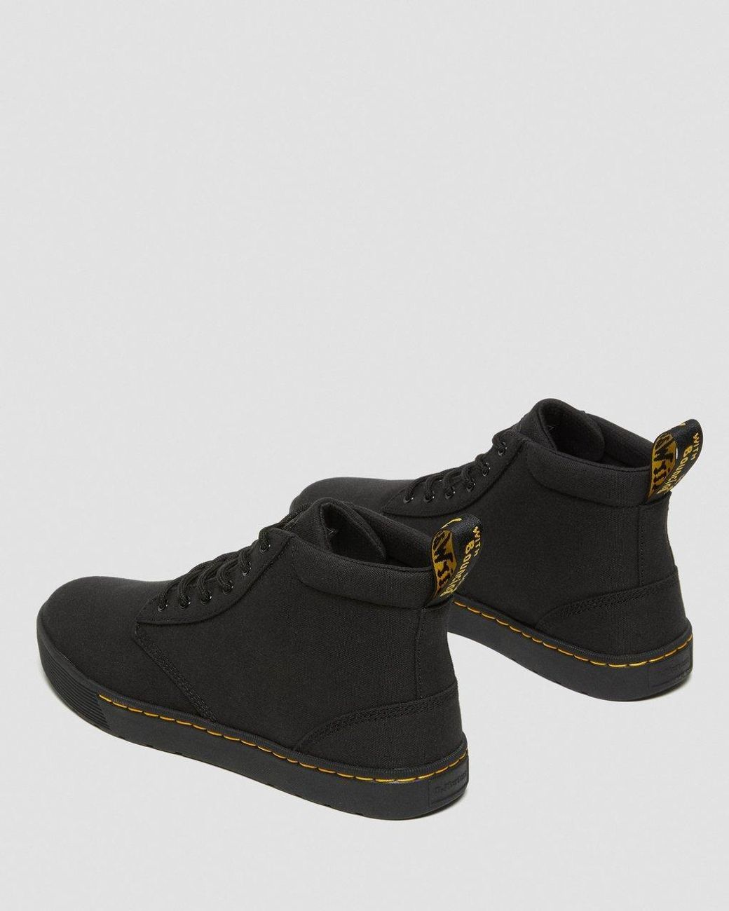 Dr. Martens Cairo Canvas Chukka Boots in Black for Men Lyst