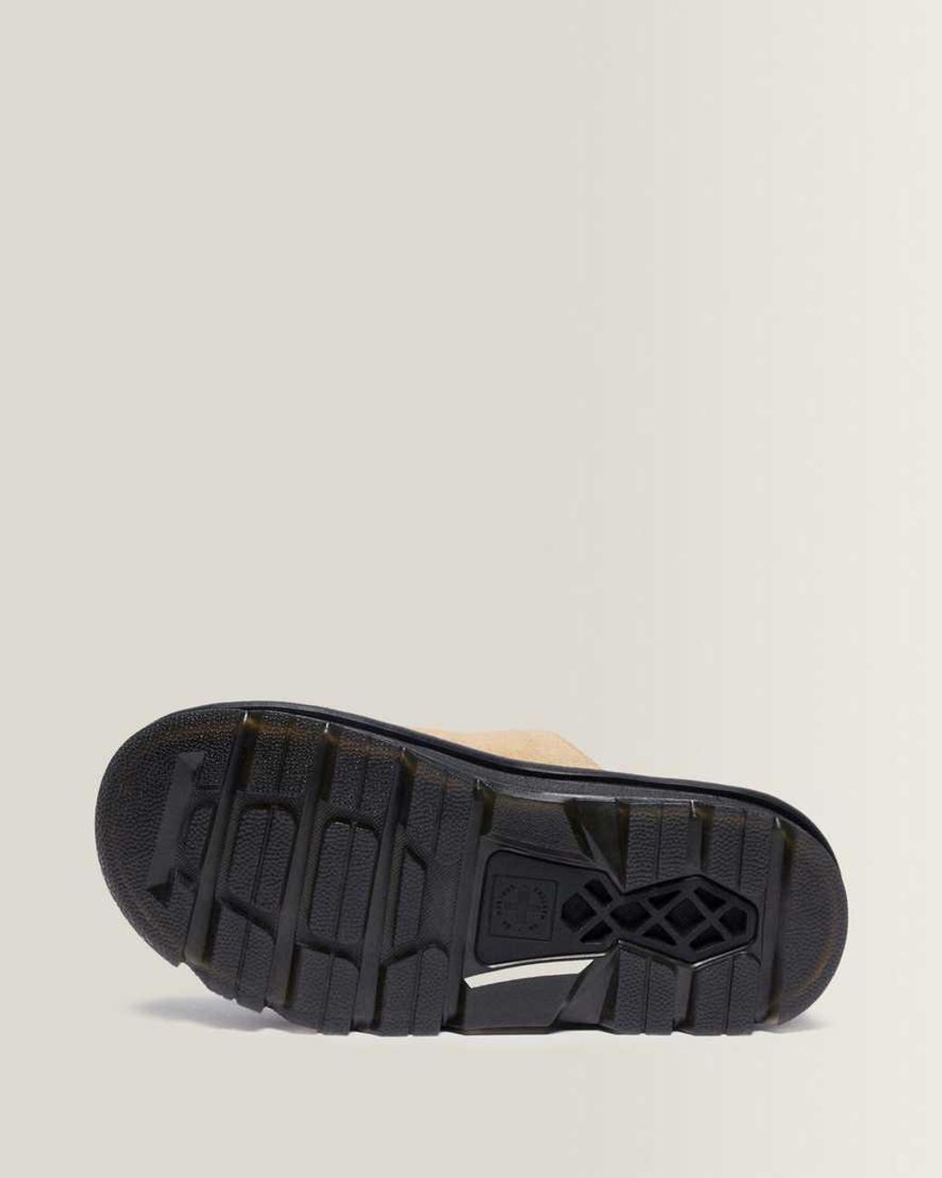Dr. Martens Black Zebzag Suede Platform Slides