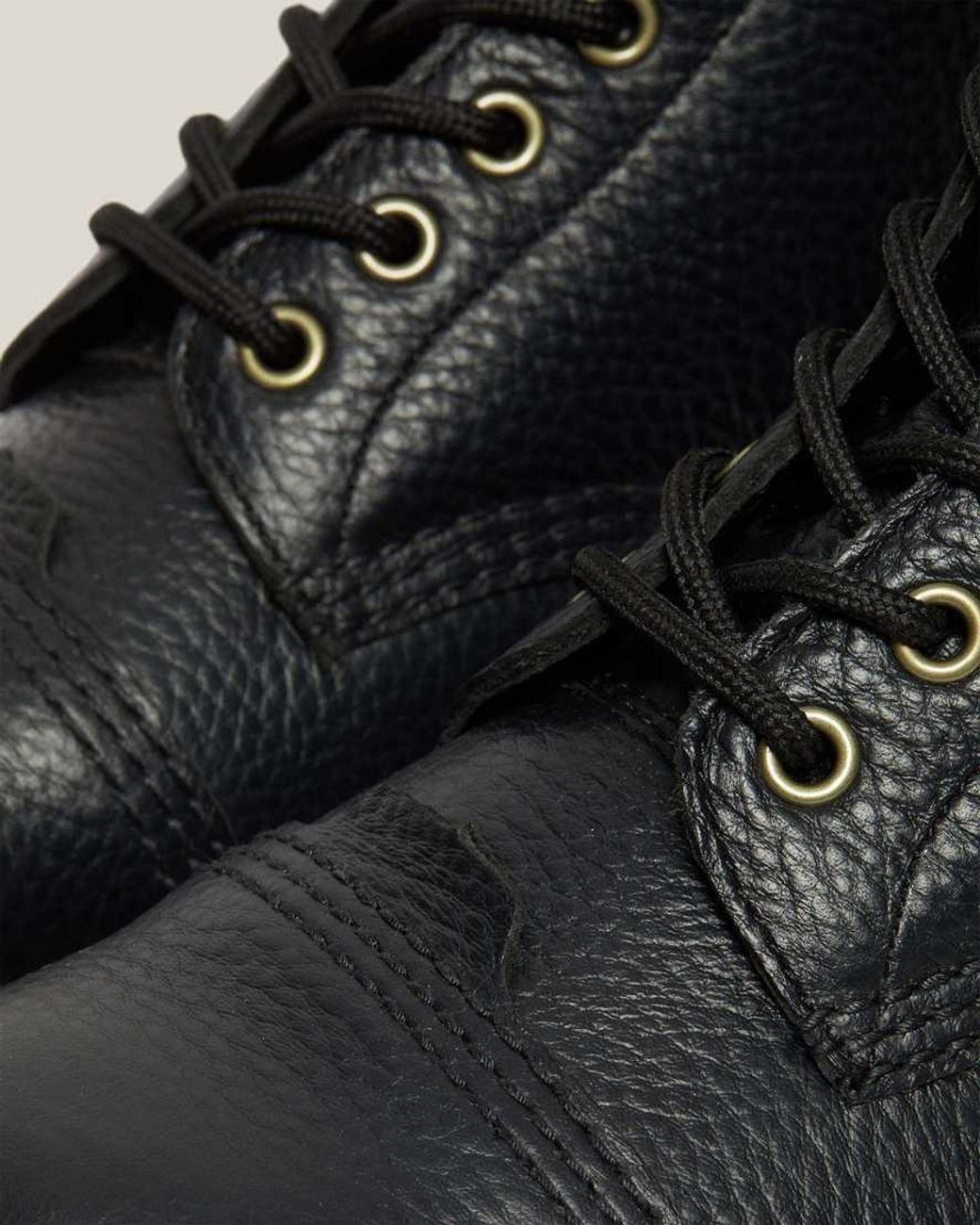 Dr. Martens Black 1460 Bex Faux Fur-Lined Leather Lace Up Boots for men