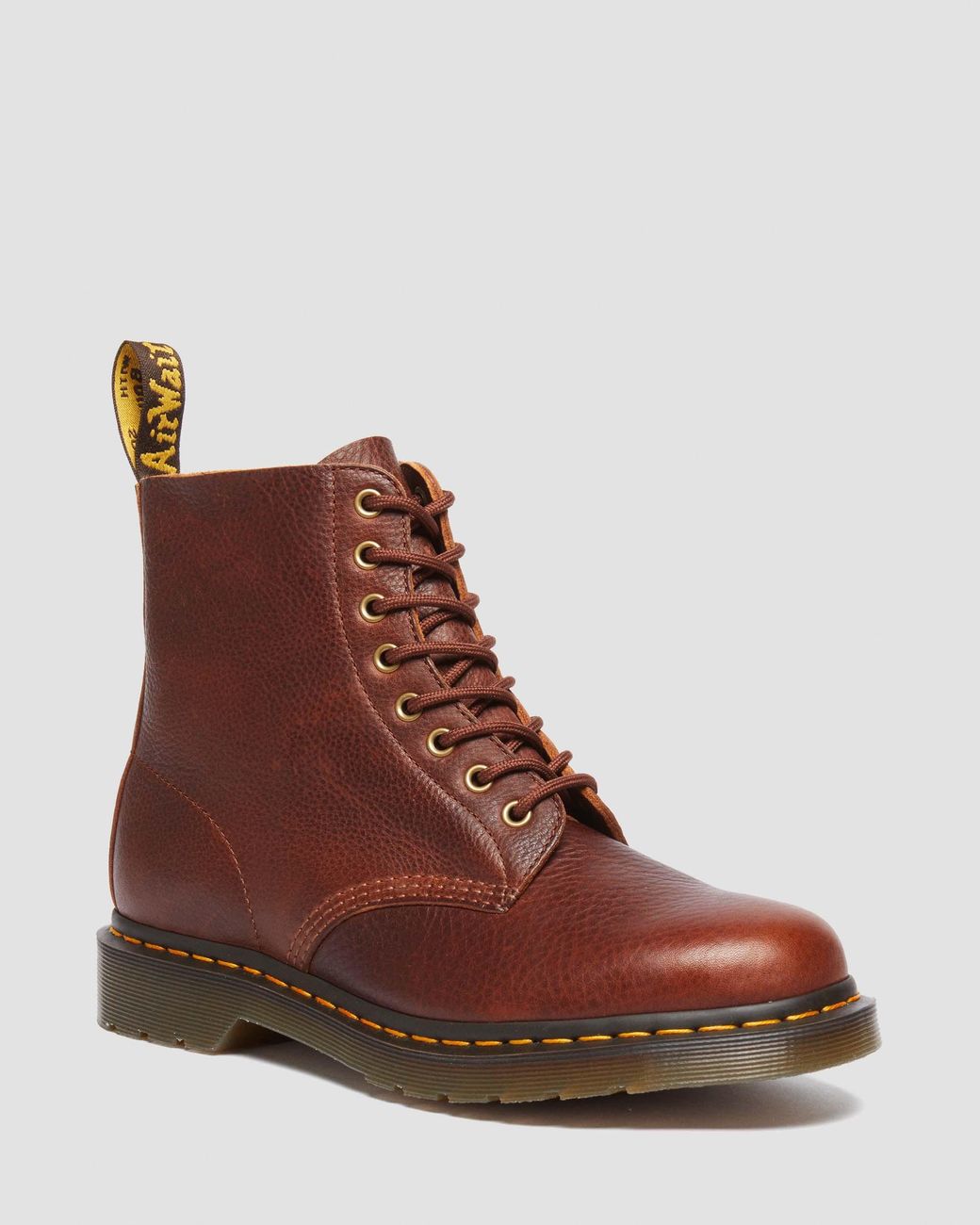 Botas 1460 pascal de piel ambassador Dr. Martens de hombre de color Brown