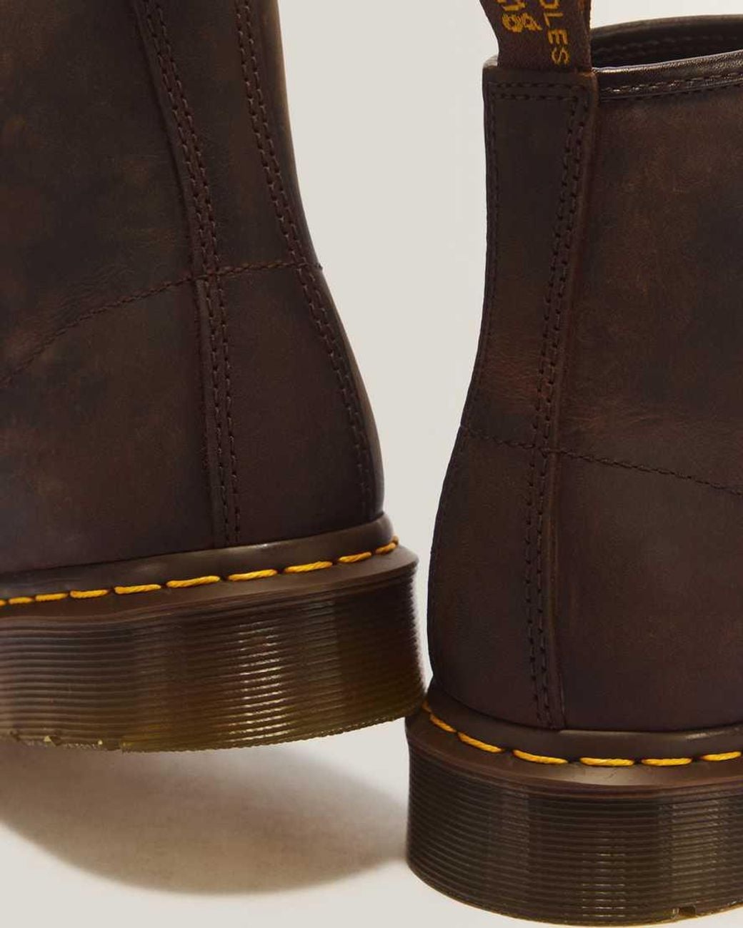 Dr. Martens Dr. Martens 101 Crazy Horse Leather Boots Dark Brown for men