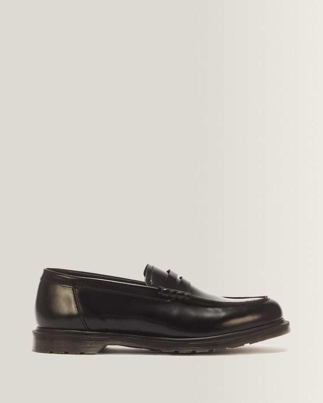 Dr. Martens Black Mayfare Smooth Leather Loafers for men