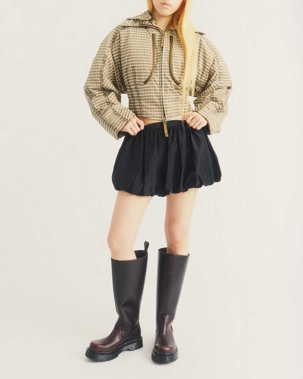 Dr. Martens Black Rejena Hi Explorer Wp Leather Tall Boots