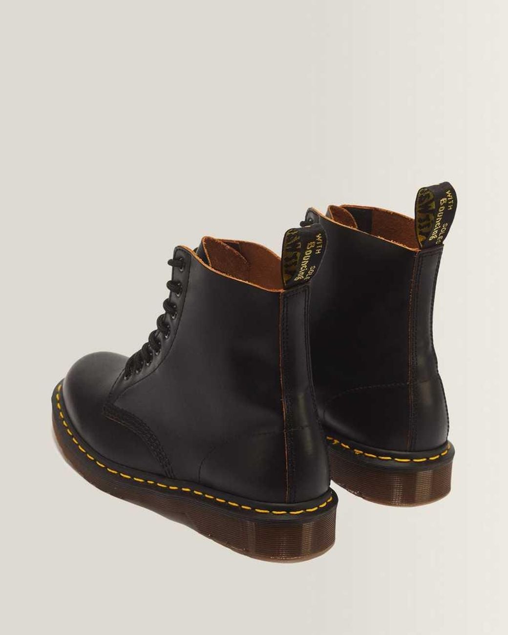 Dr. Martens Black 1460 Vintage Made In England Lace Up Boots for men