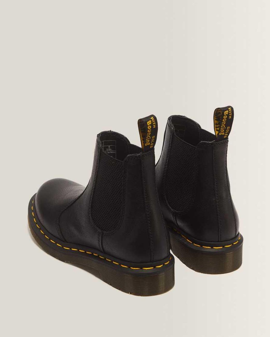 Dr. Martens Black 2976 Virginia Leather Chelsea Boots