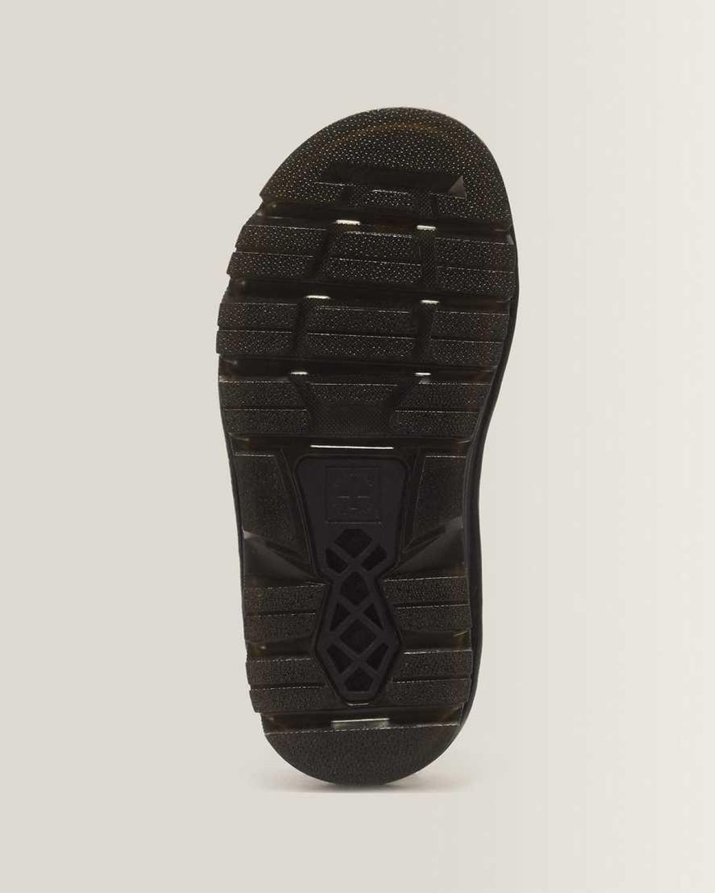 Dr. Martens Black Zebzag Nubuck Platform Sandals