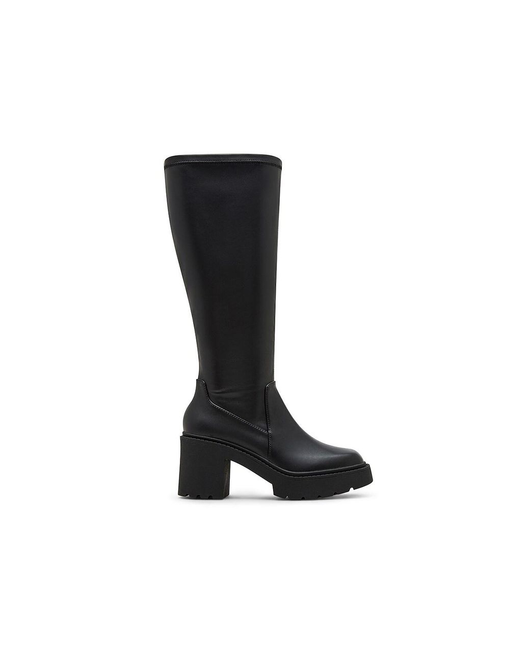 Madden Girl Pax Wide Calf Platform Boot in Black Lyst