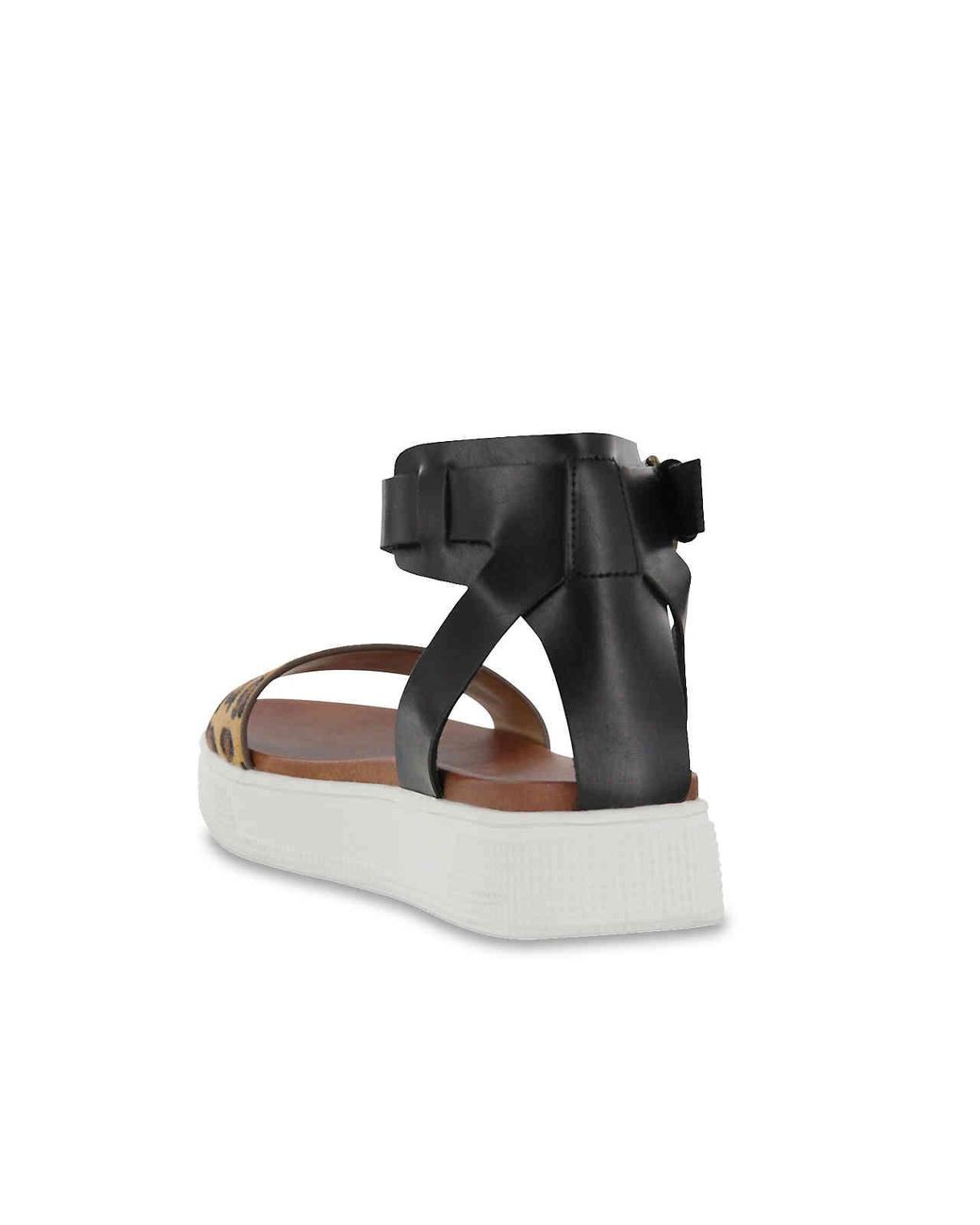 mia ellen platform sandal leopard