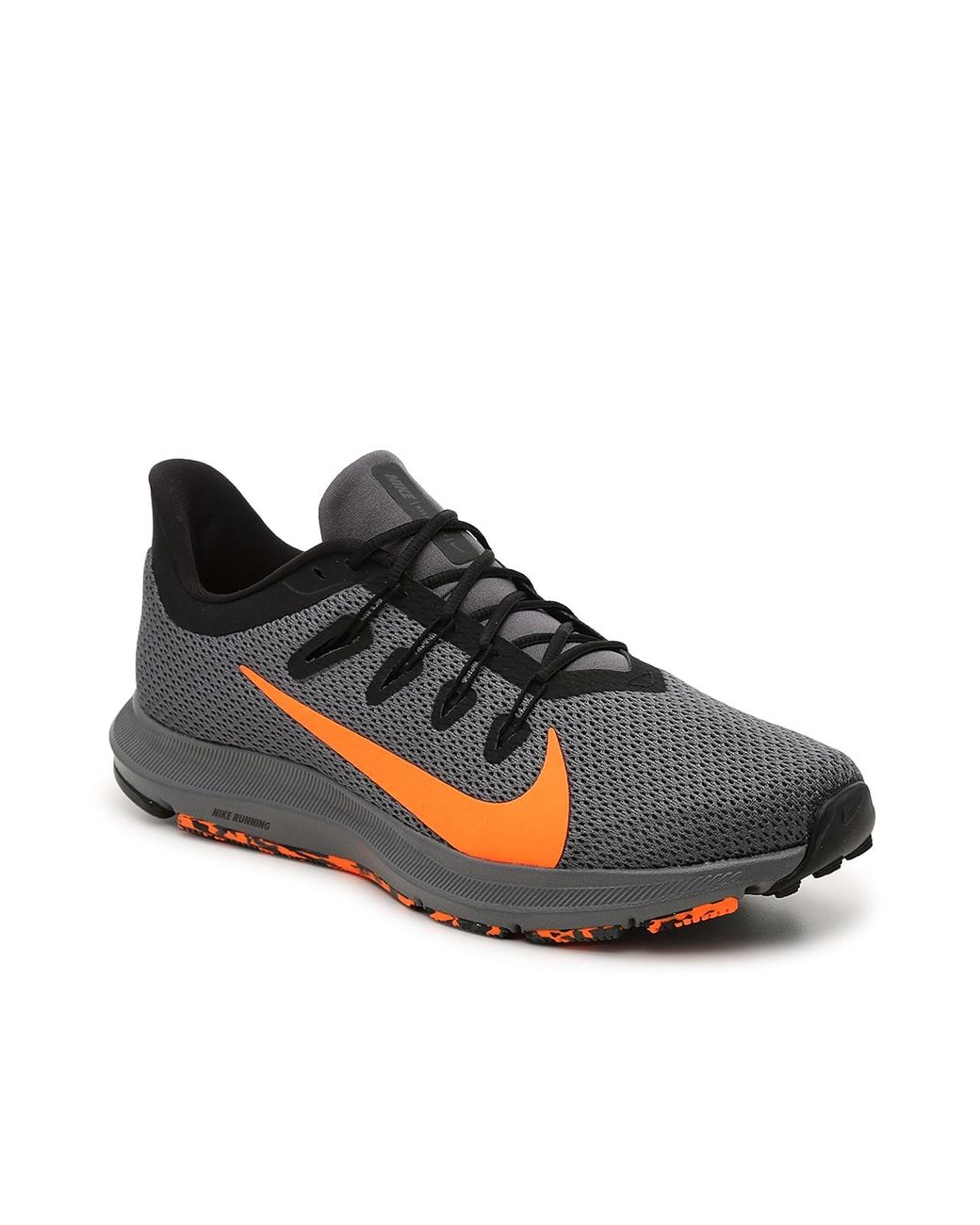 Nike Synthetic Quest 2 Running Shoe in Black/Grey/Orange (Gray) for Men |  Lyst